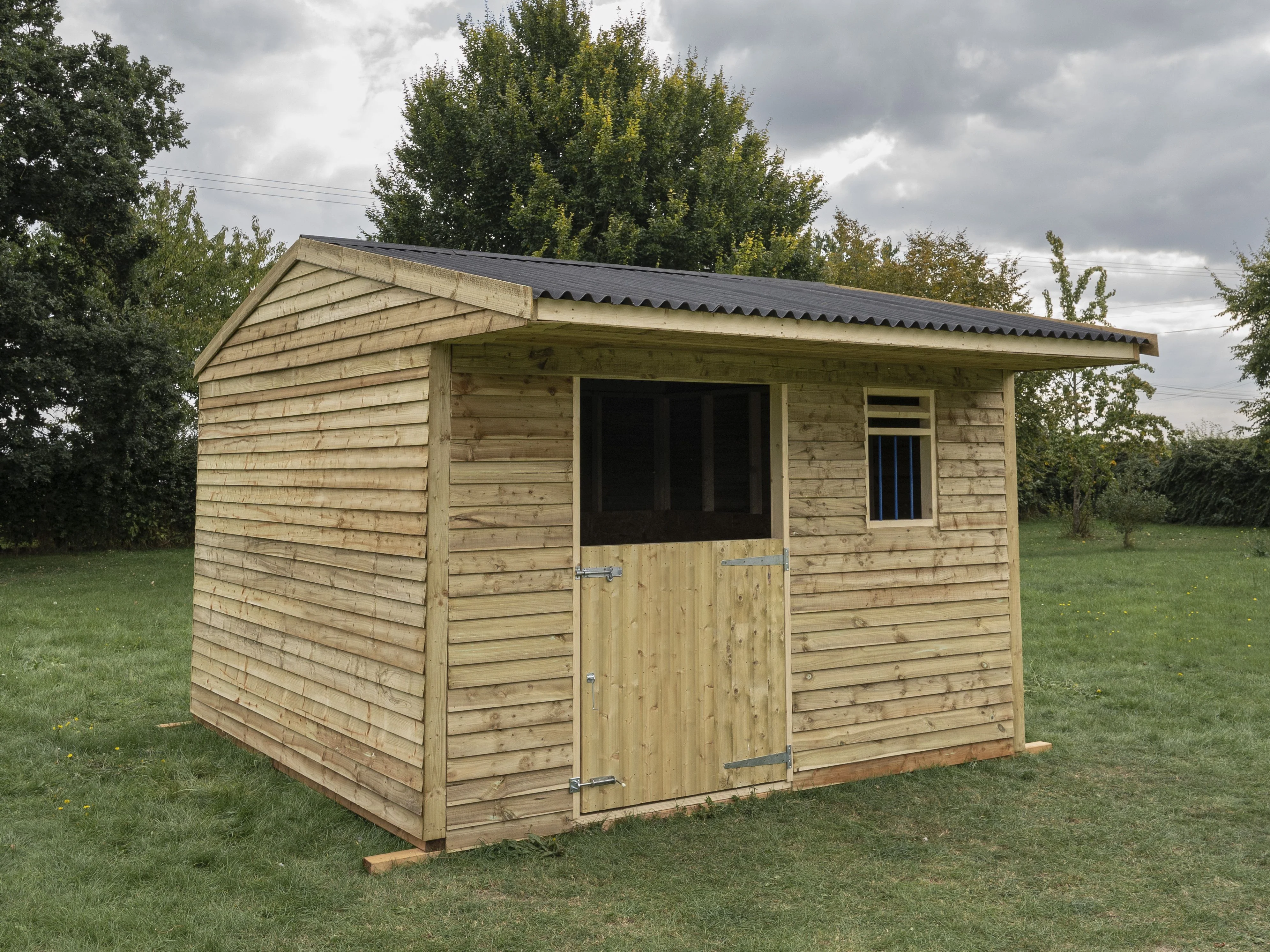 12ft x 12ft Mobile Animal Field Shelter With Overhang V.3 - Image 3