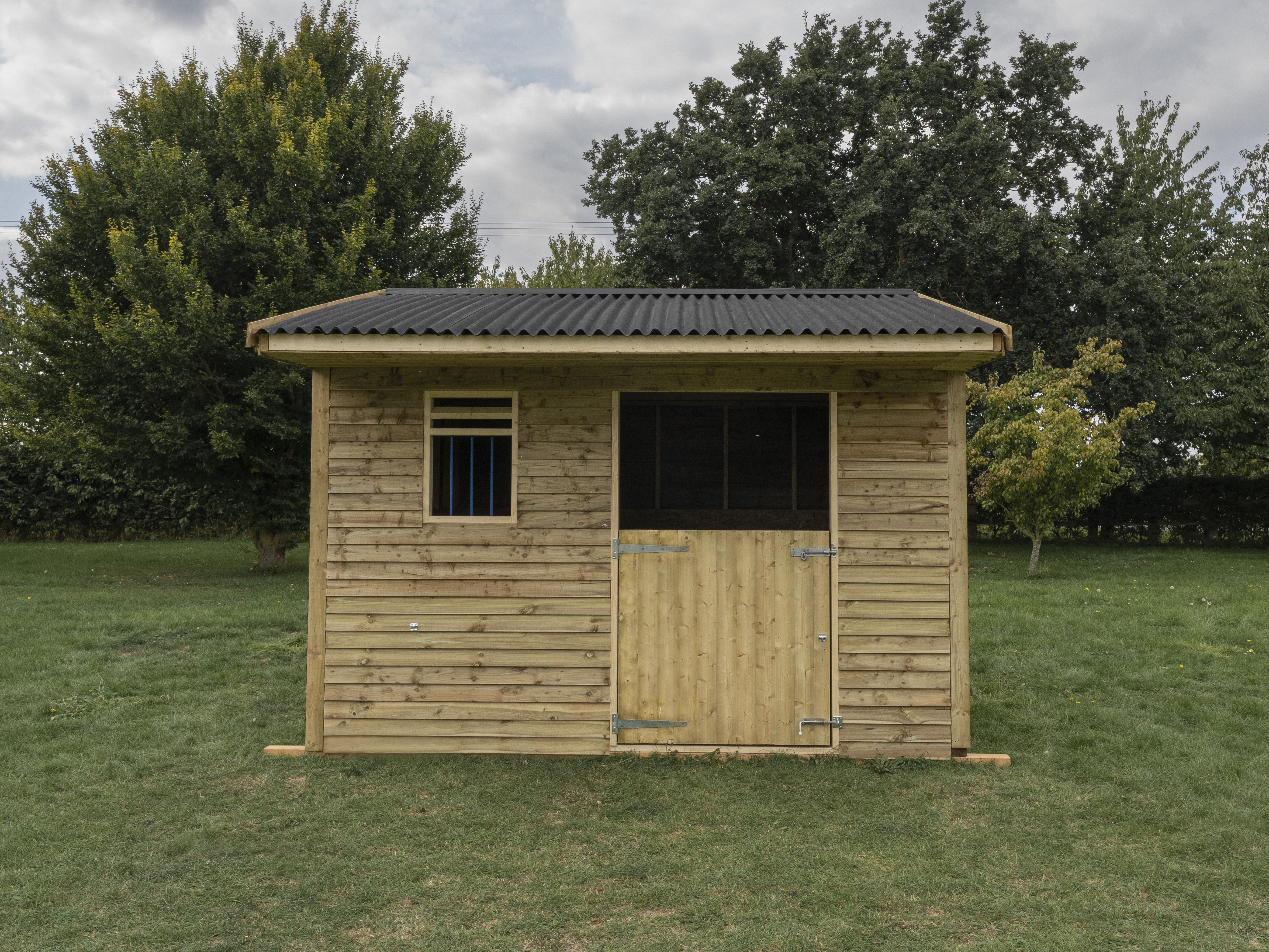 12ft x 12ft Mobile Animal Field Shelter With Overhang V.3 - Image 4