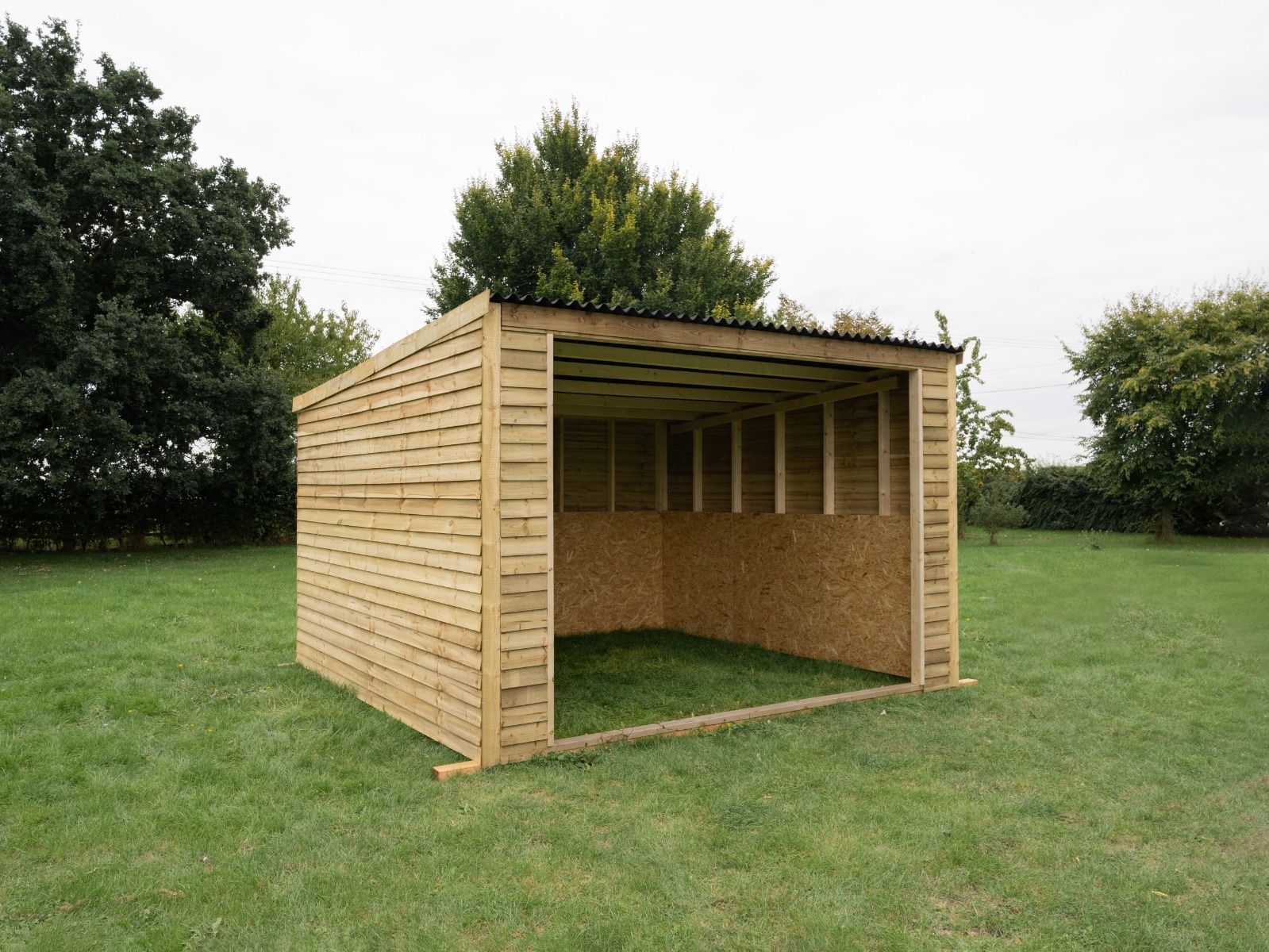 12ft x 12ft Open Front Mobile Animal Field Shelter V.2 - Image 13