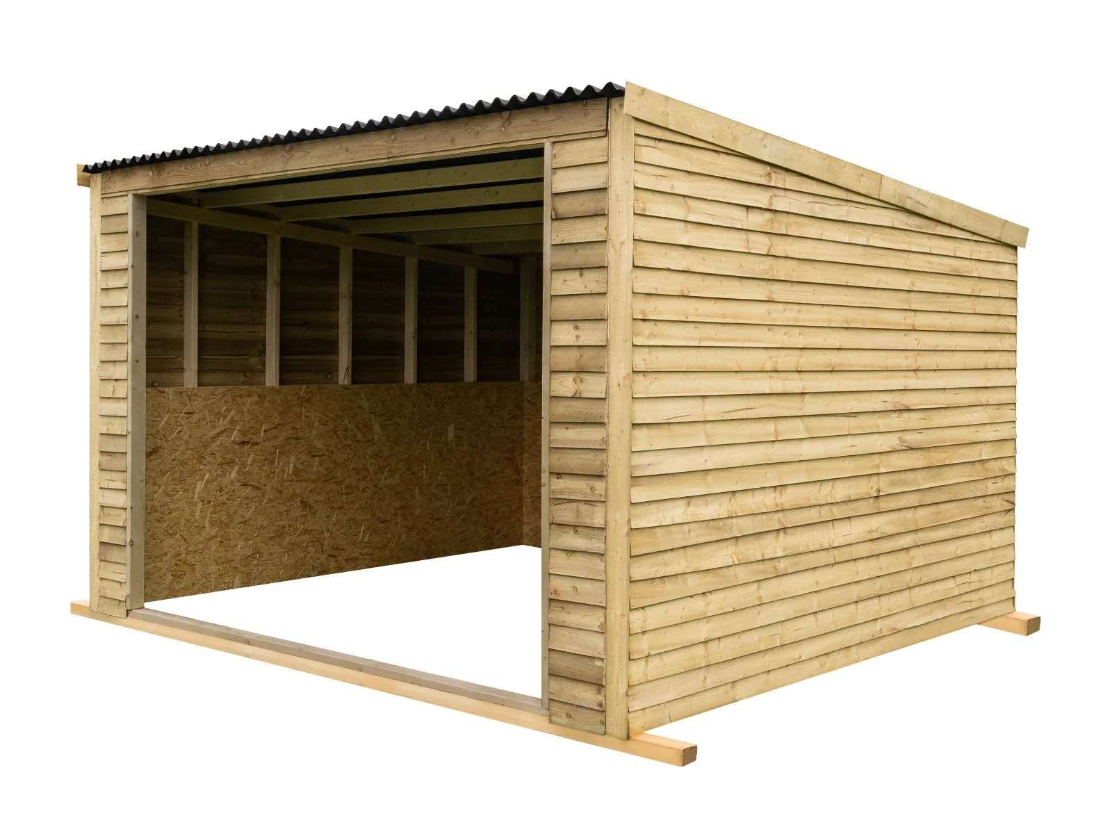 12ft x 12ft Open Front Mobile Animal Field Shelter V.2 - Image 8