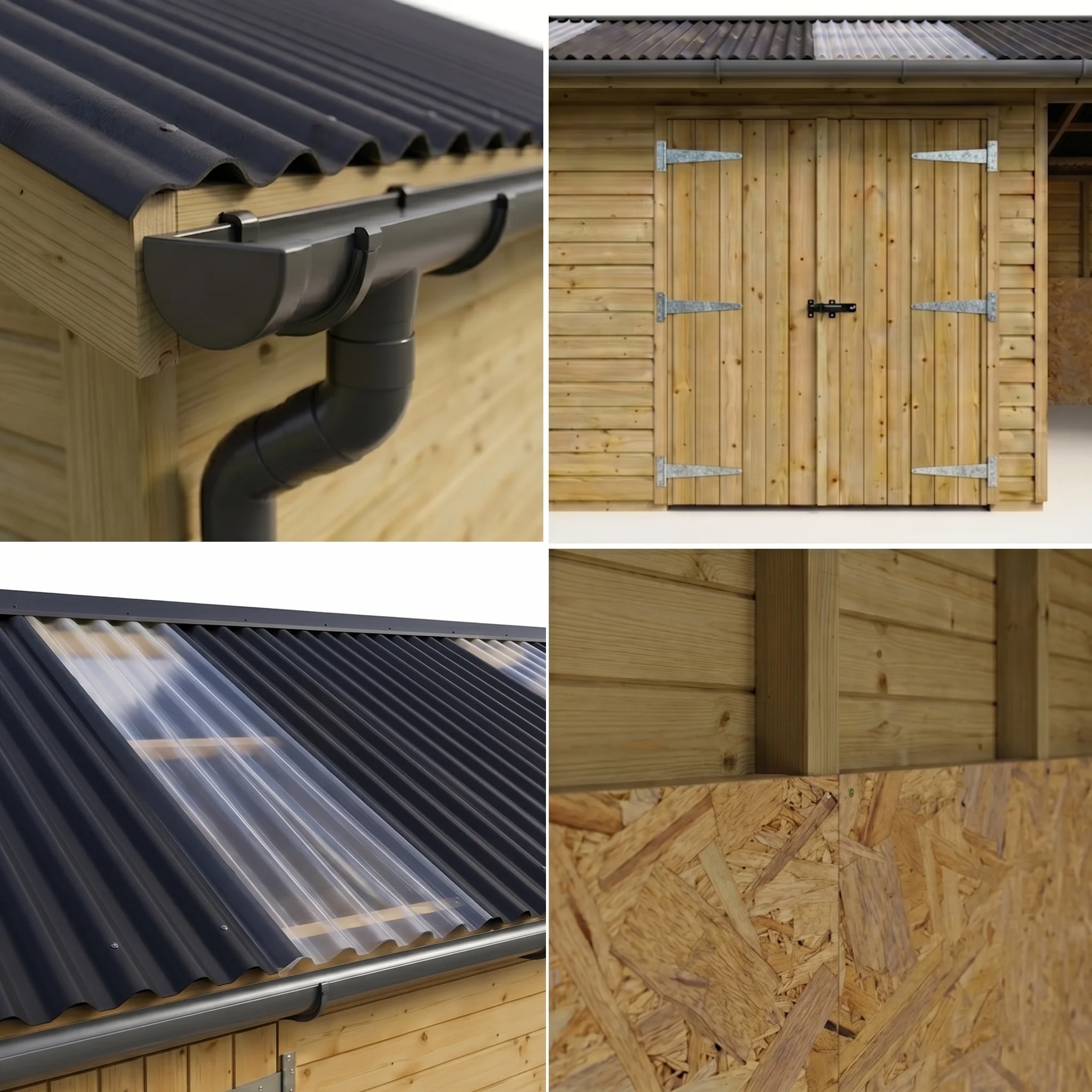 12ft x 36ft Timber Shed & Shelter Combination - Image 3