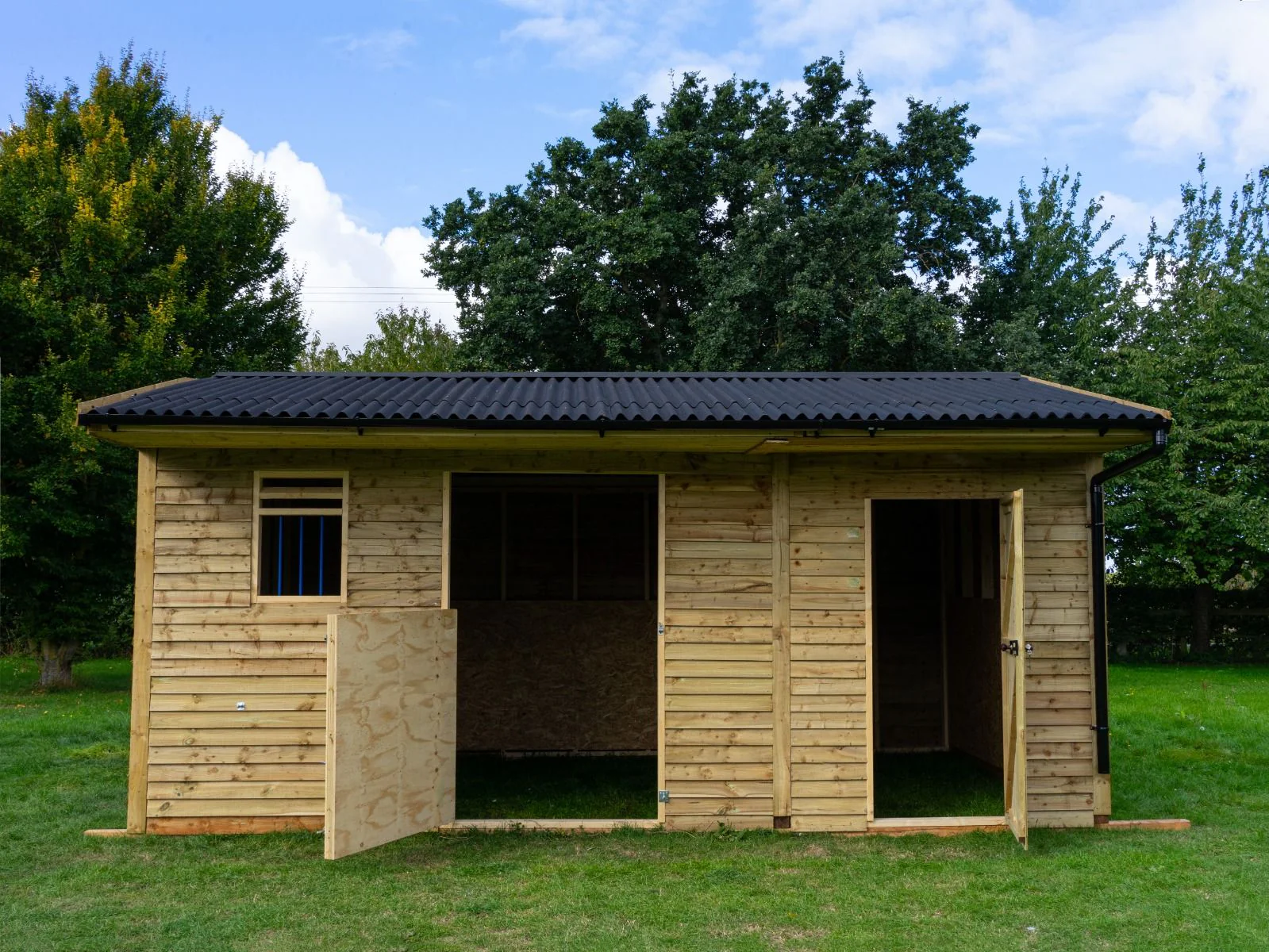 18ft x 12ft Field Shelter with Storage/Tack Feed Room V.4 - Image 3