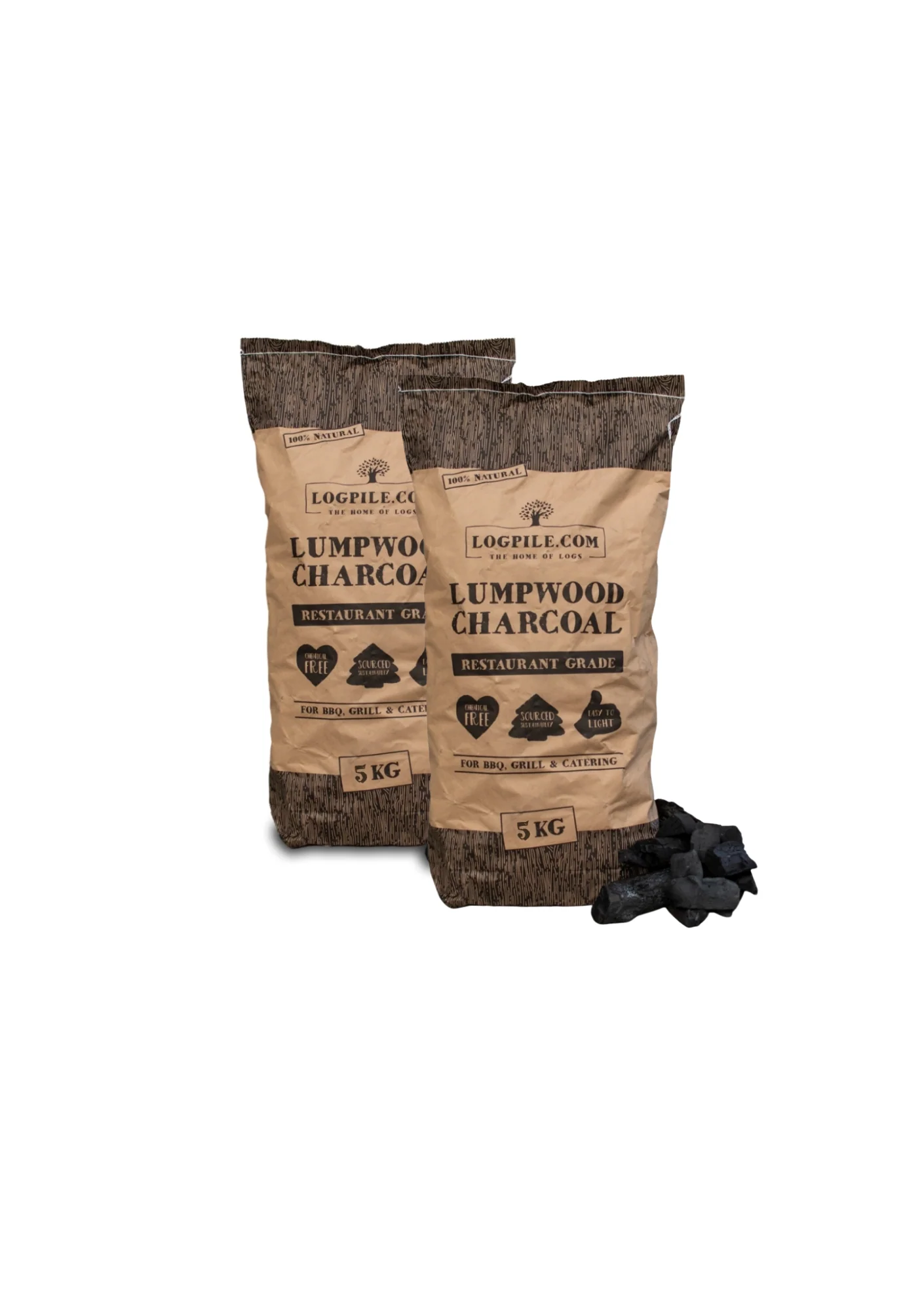 5kg Restaurant Grade Lumpwood Charcoal - Image 3