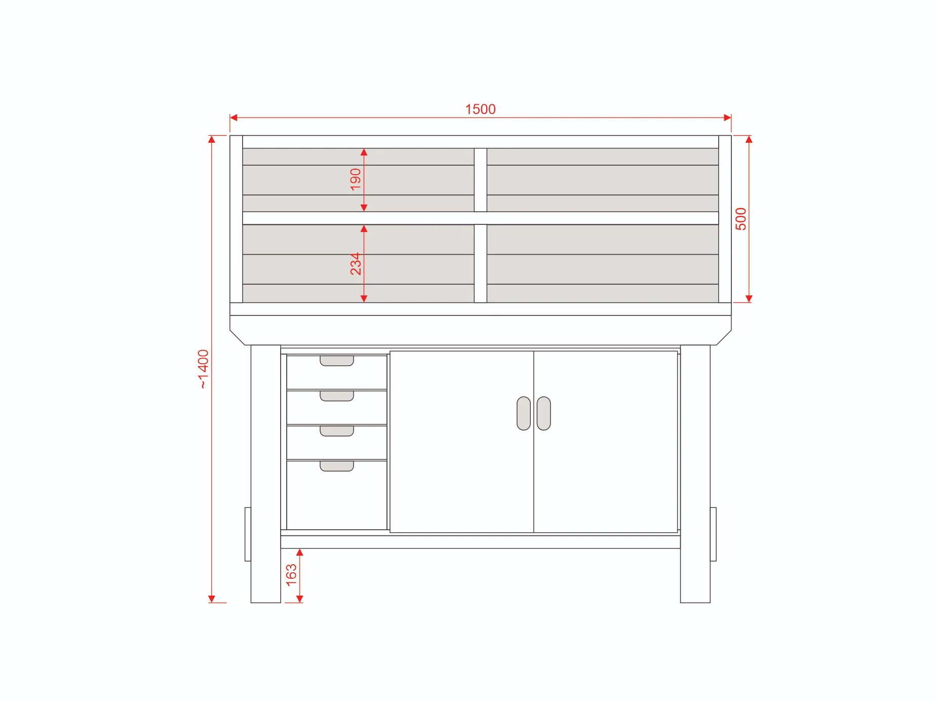 Acorn Heavy-duty Cupboard Workbench (V.1) - Image 29