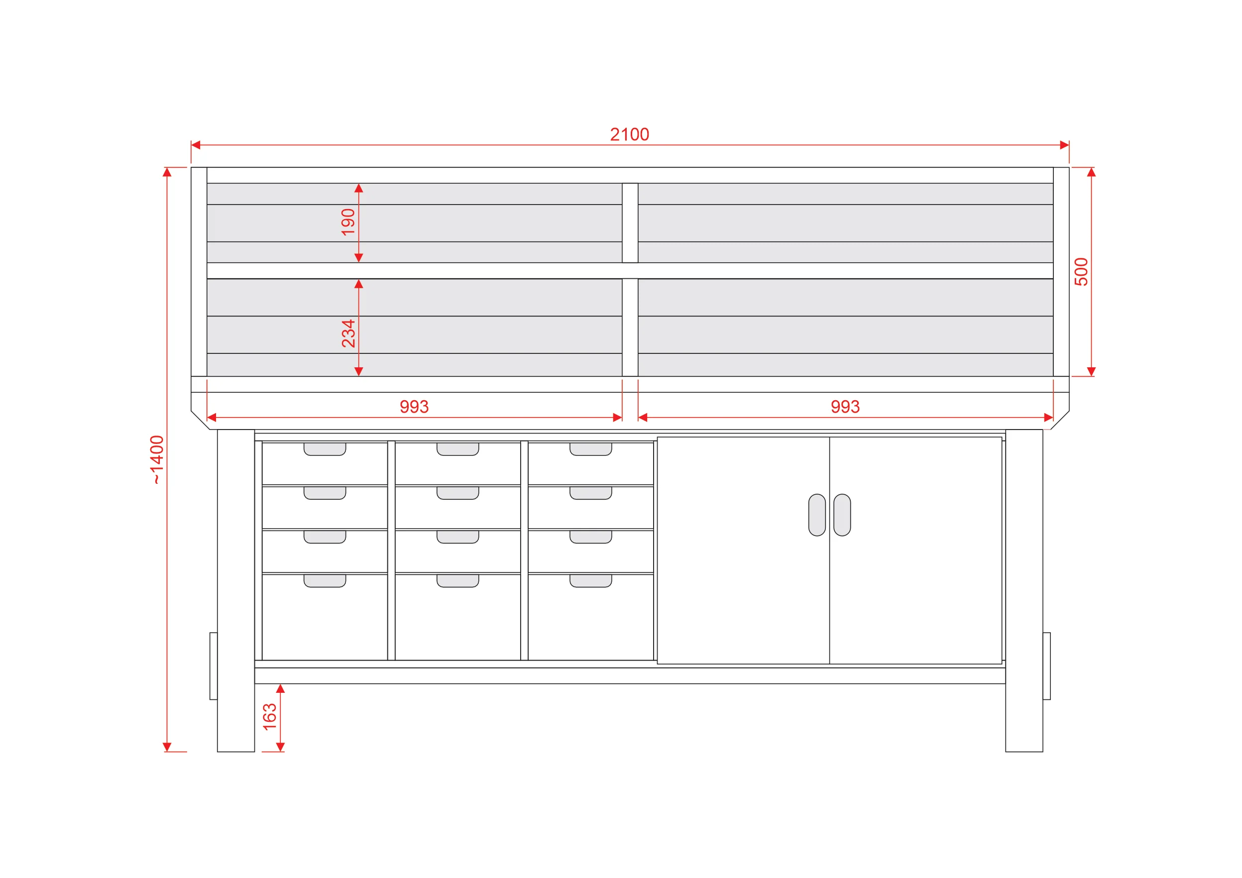 Acorn Heavy-duty Cupboard Workbench (V.1) - Image 37