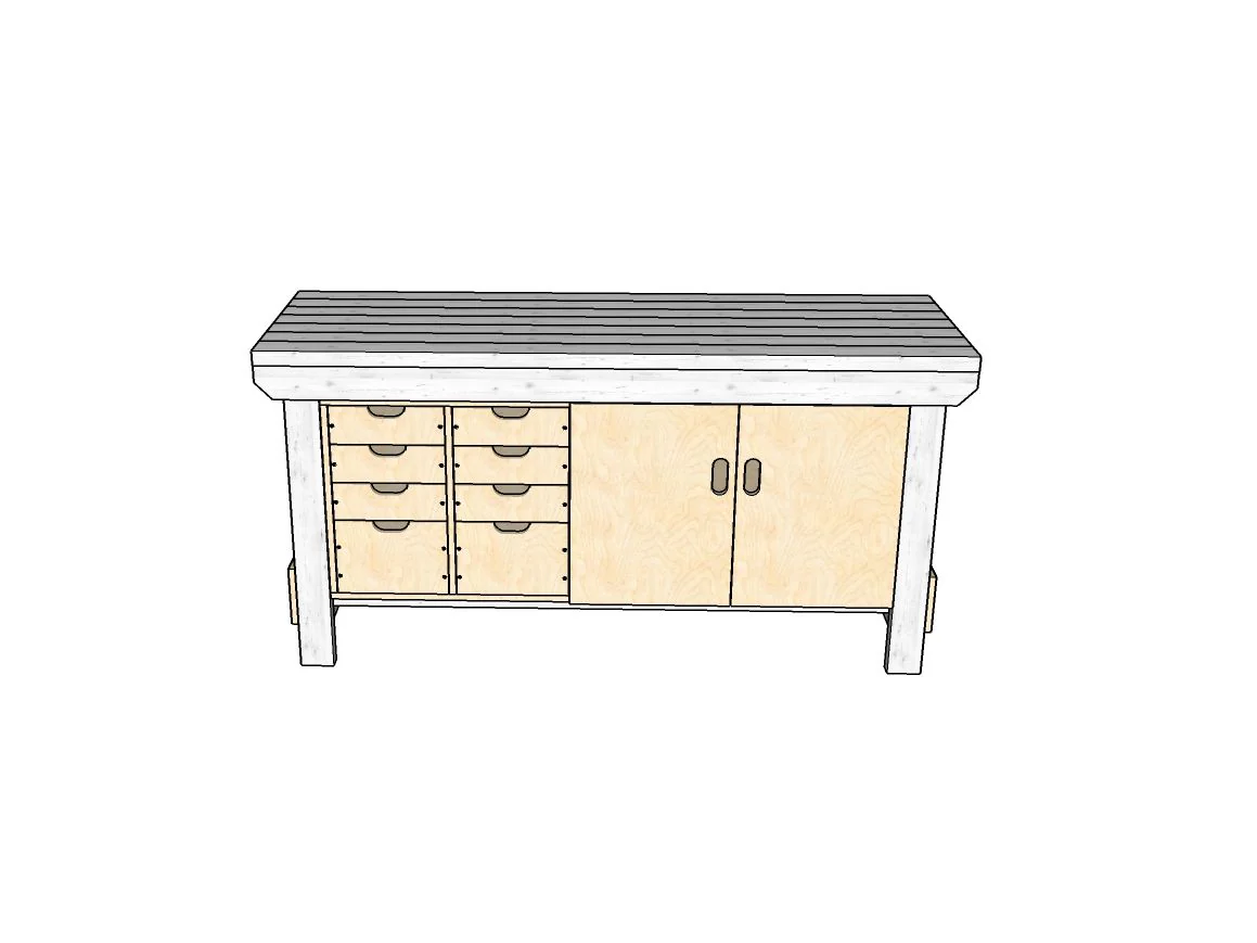 Acorn Heavy-duty Cupboard Workbench (V.1) - Image 8