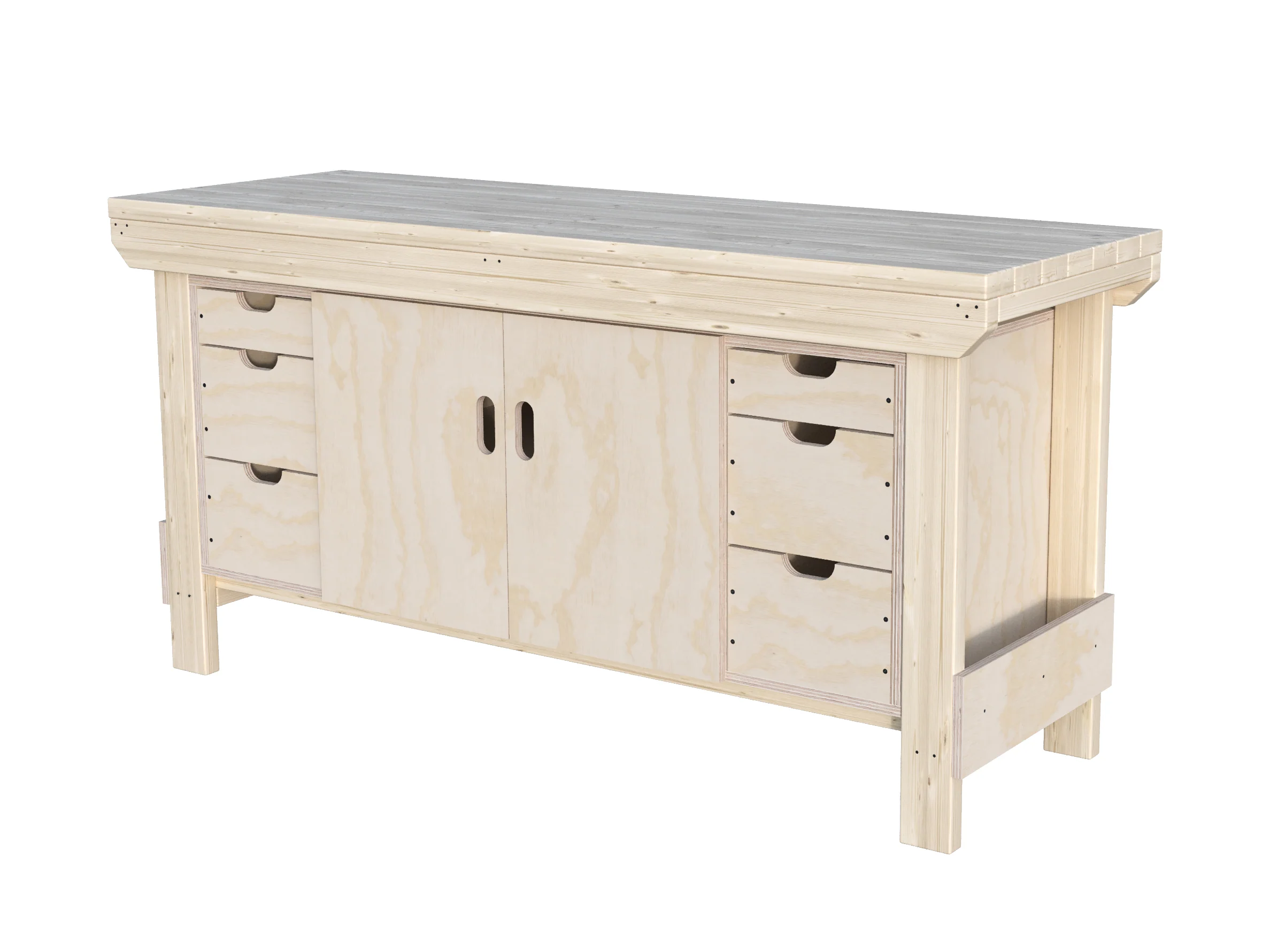 Acorn Heavy-duty Cupboard Workbench (V.3) - Image 4