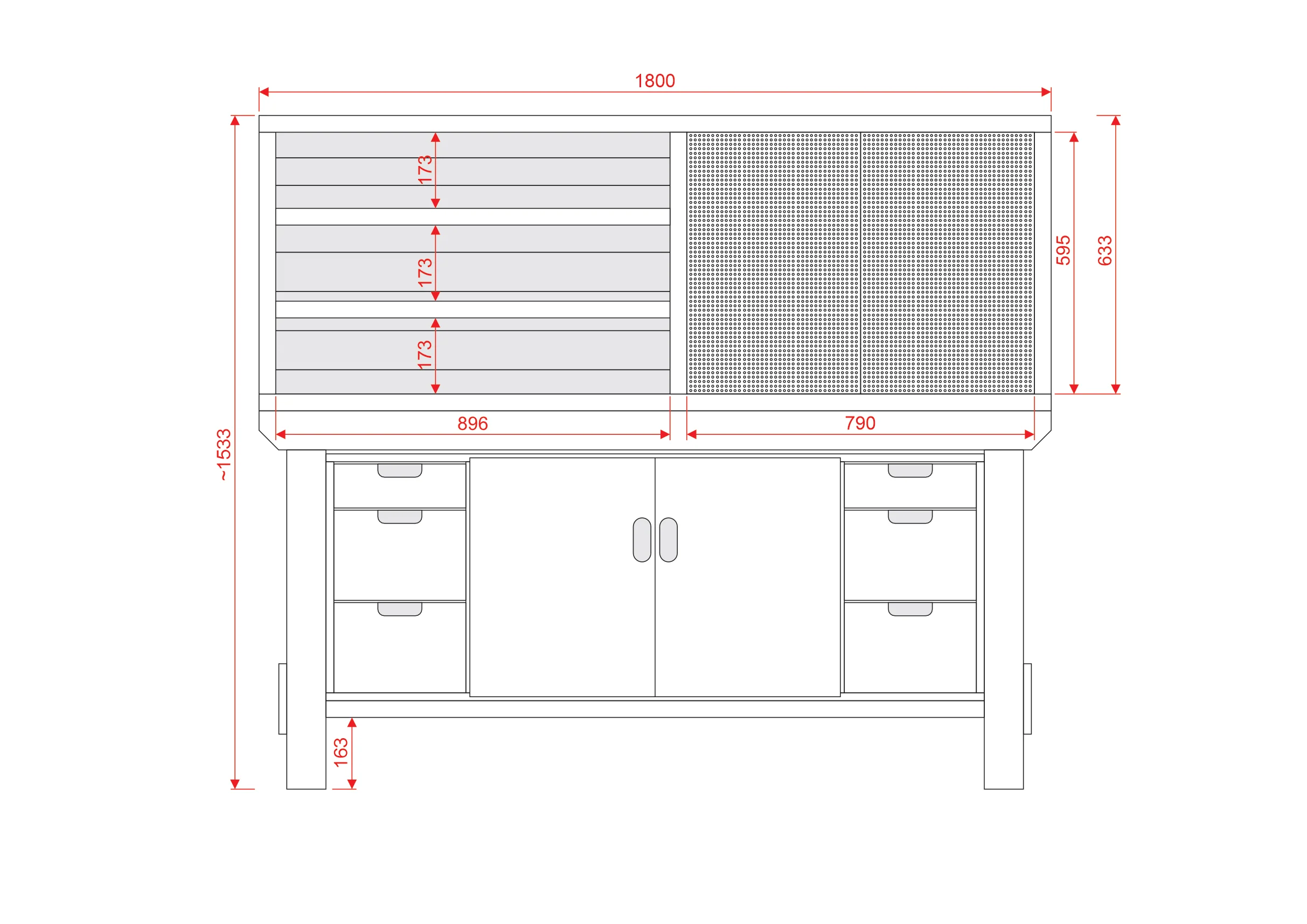 Acorn Heavy-duty Cupboard Workbench (V.3) - Image 9