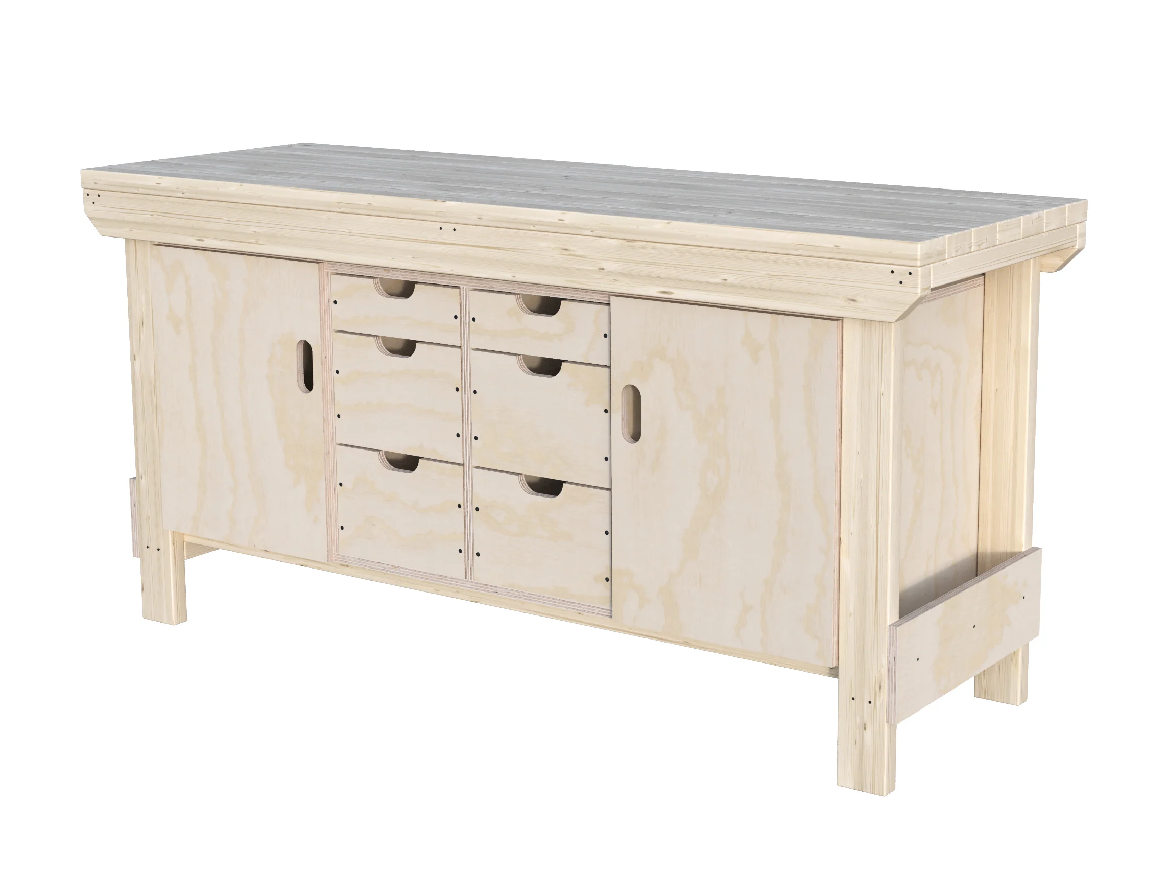 Acorn Heavy-duty Cupboard Workbench (V.5) - Image 11