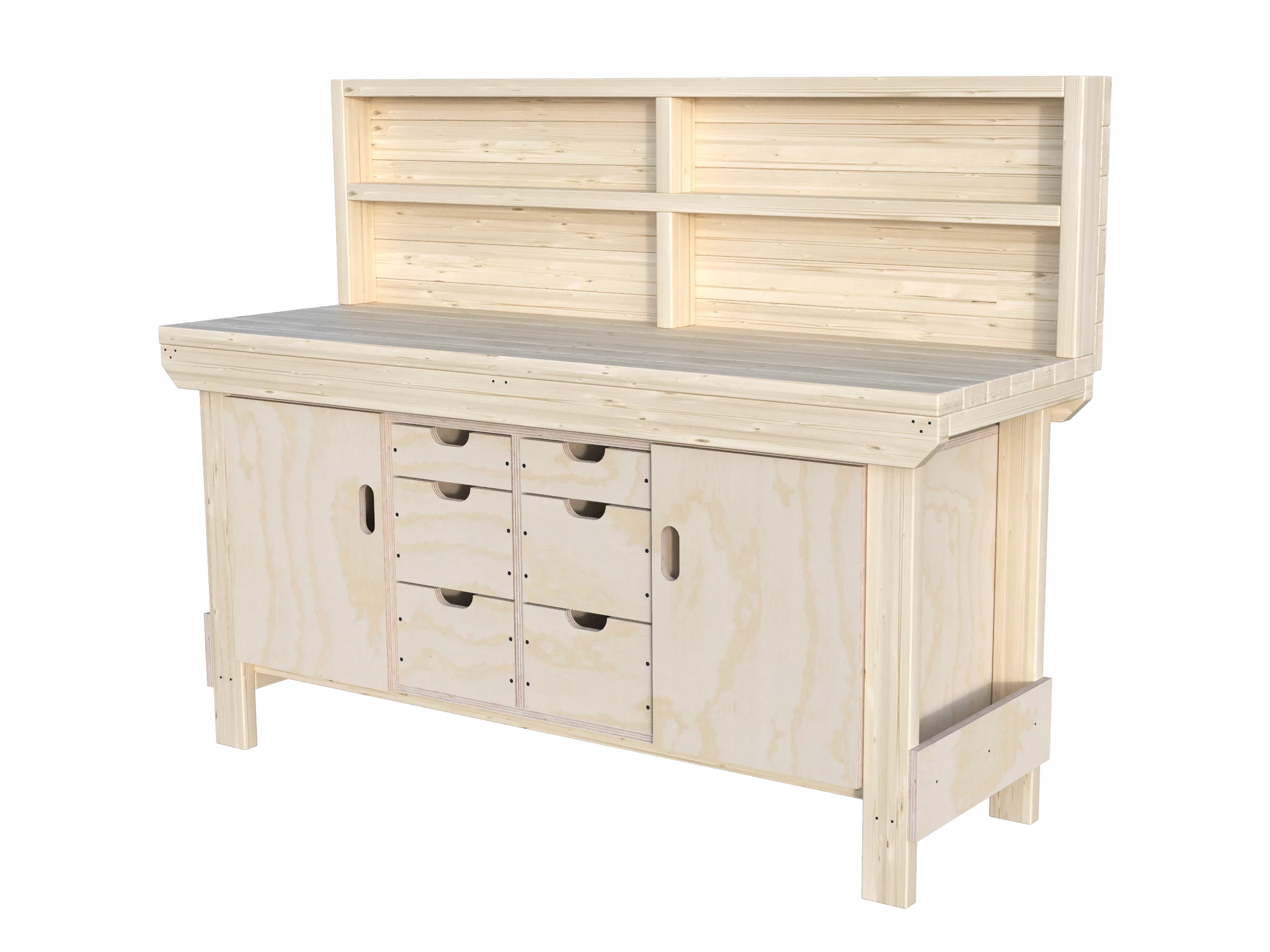 Acorn Heavy-duty Cupboard Workbench (V.5) - Image 13