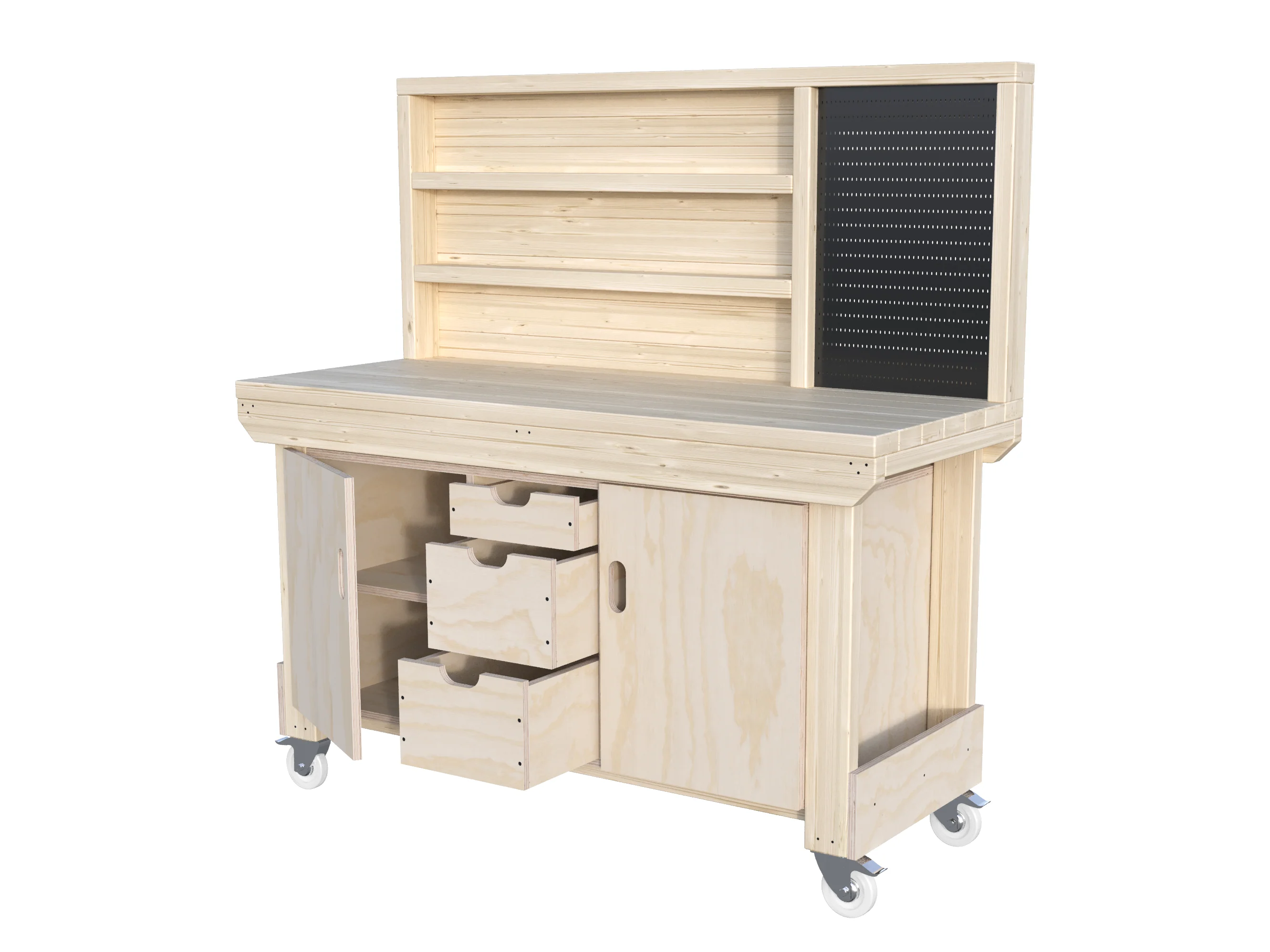 Acorn Heavy-duty Cupboard Workbench (V.5) - Image 14