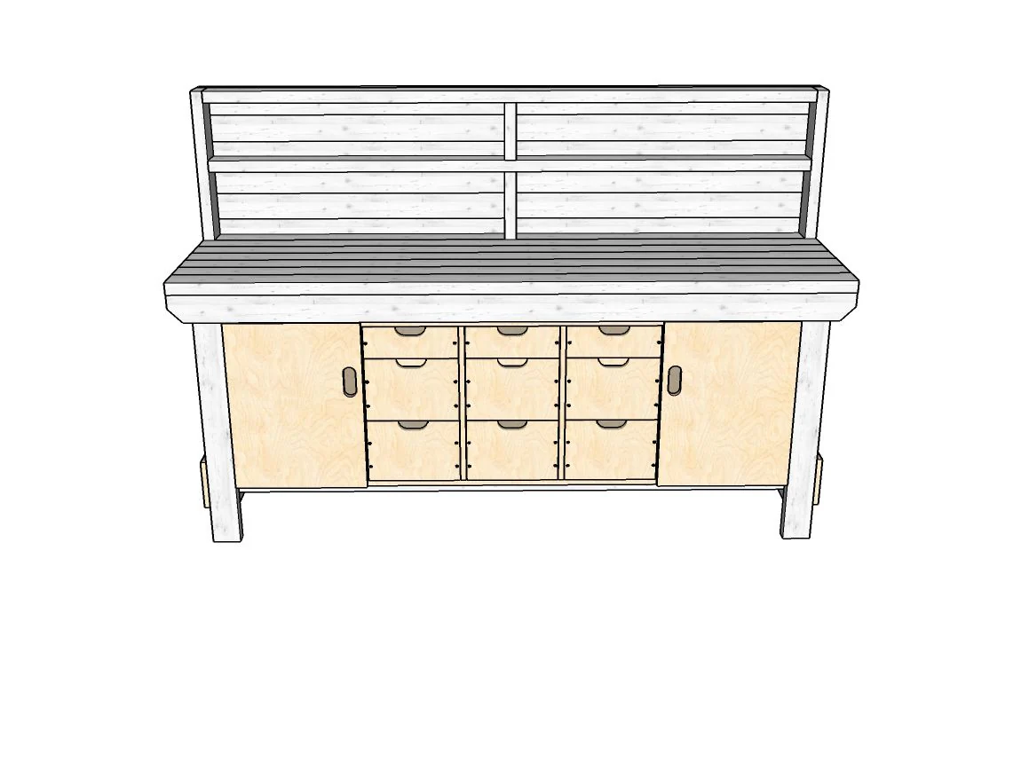 Acorn Heavy-duty Cupboard Workbench (V.5) - Image 21
