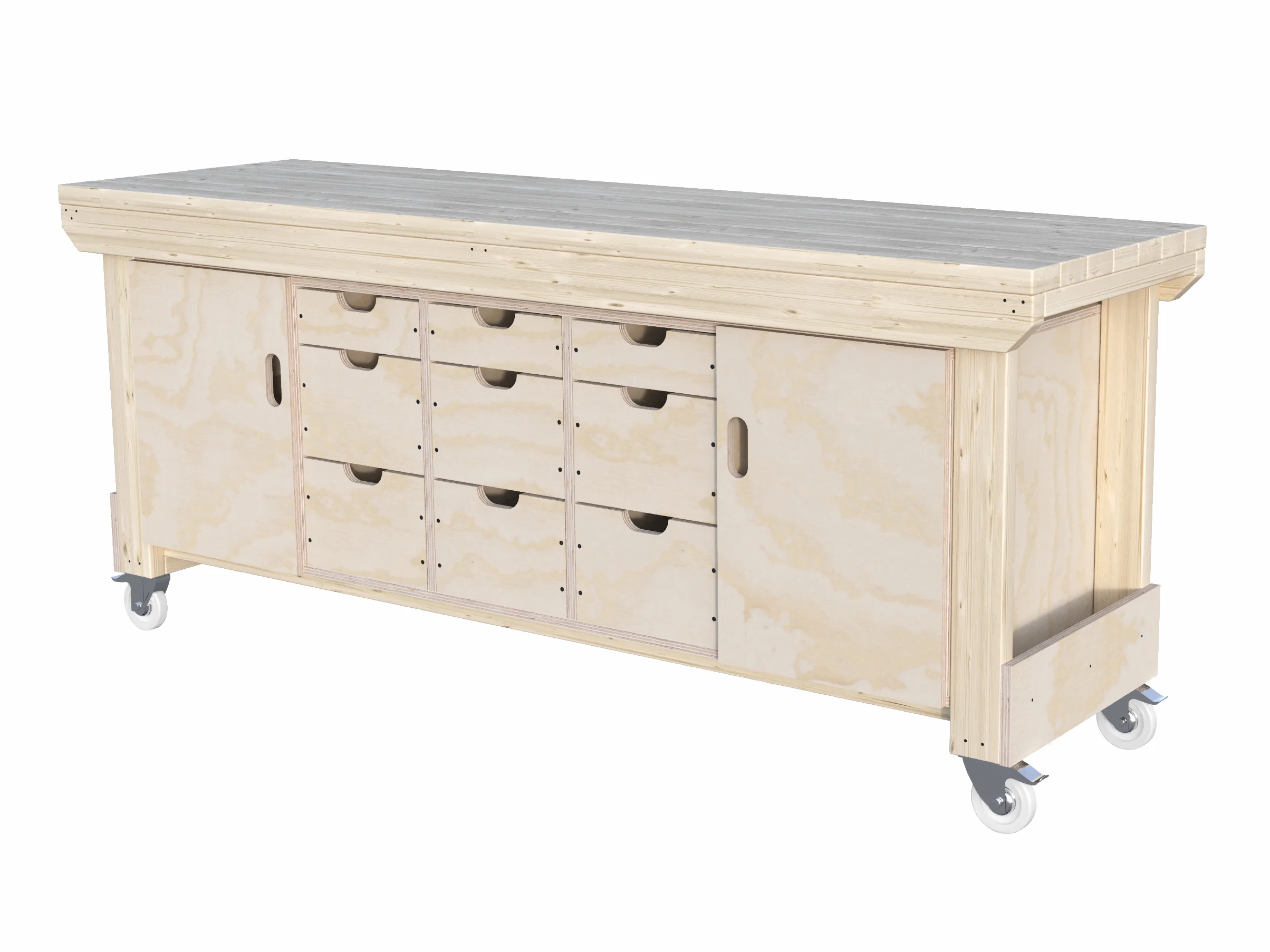 Acorn Heavy-duty Cupboard Workbench (V.5) - Image 22