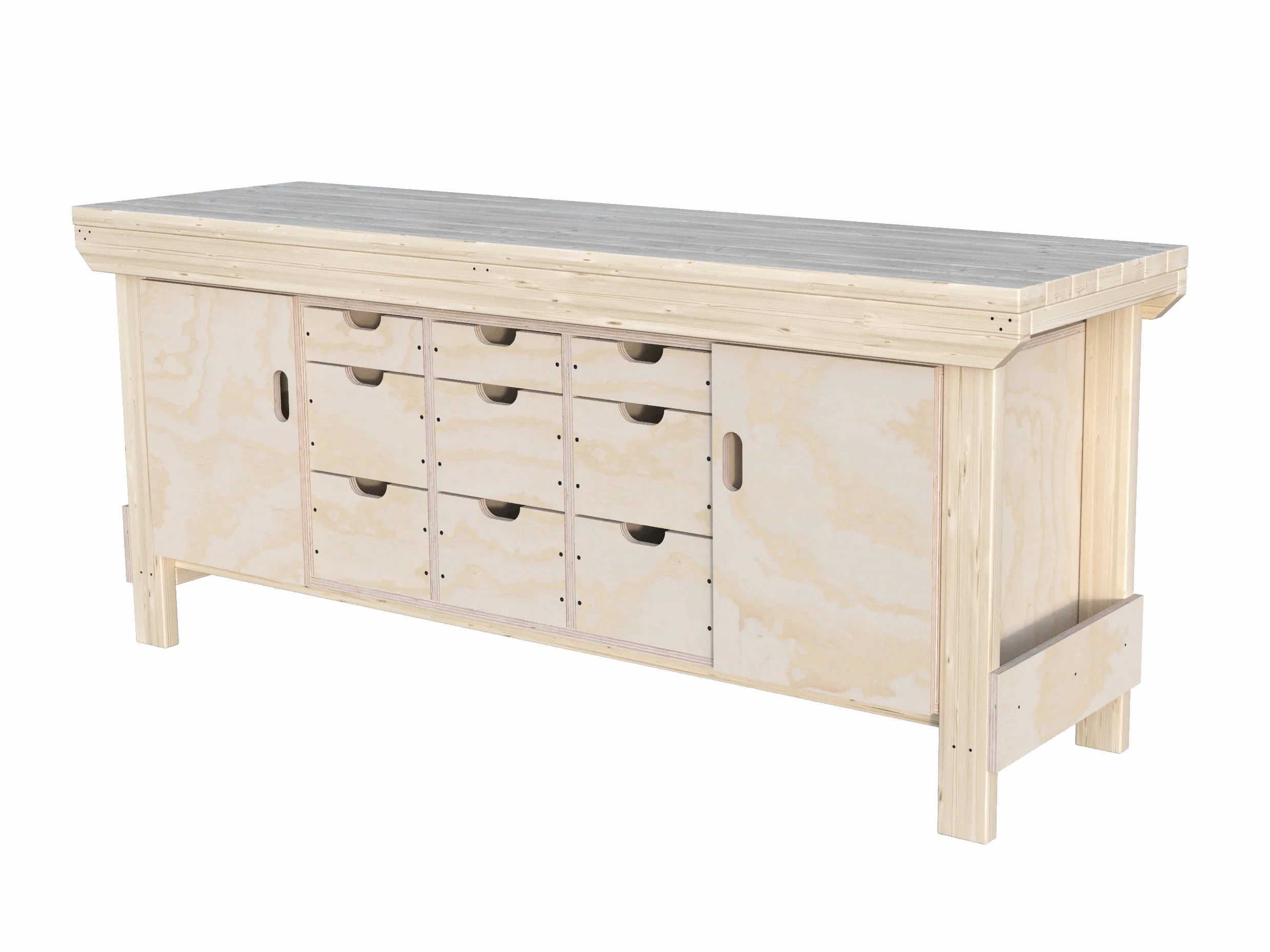 Acorn Heavy-duty Cupboard Workbench (V.5) - Image 23