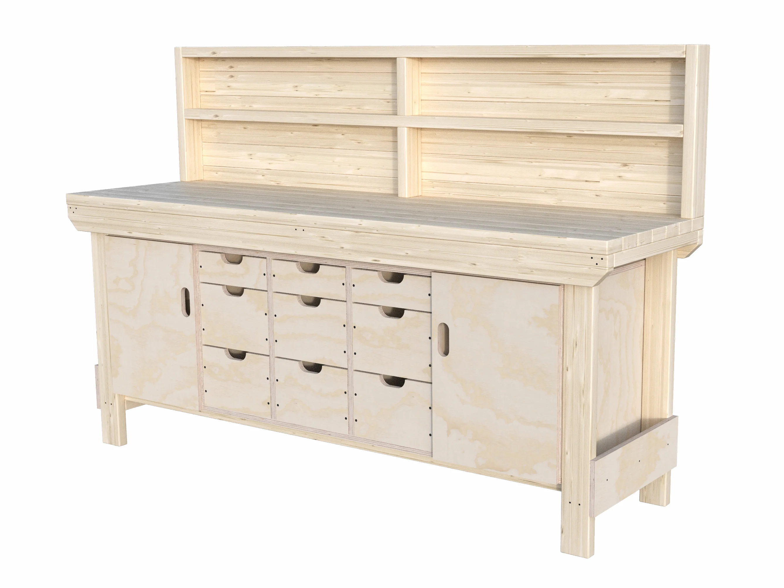 Acorn Heavy-duty Cupboard Workbench (V.5) - Image 25