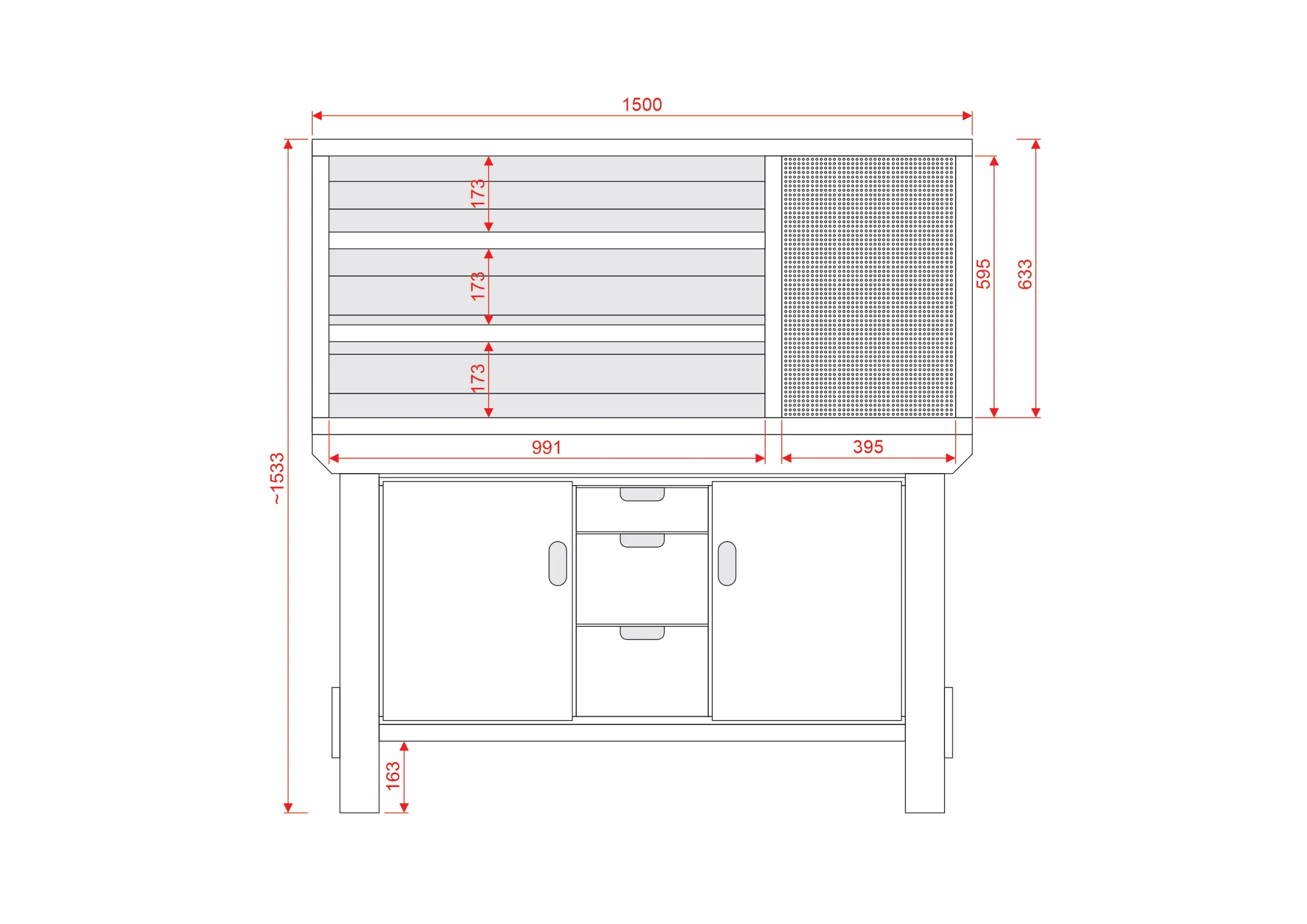 Acorn Heavy-duty Cupboard Workbench (V.5) - Image 28