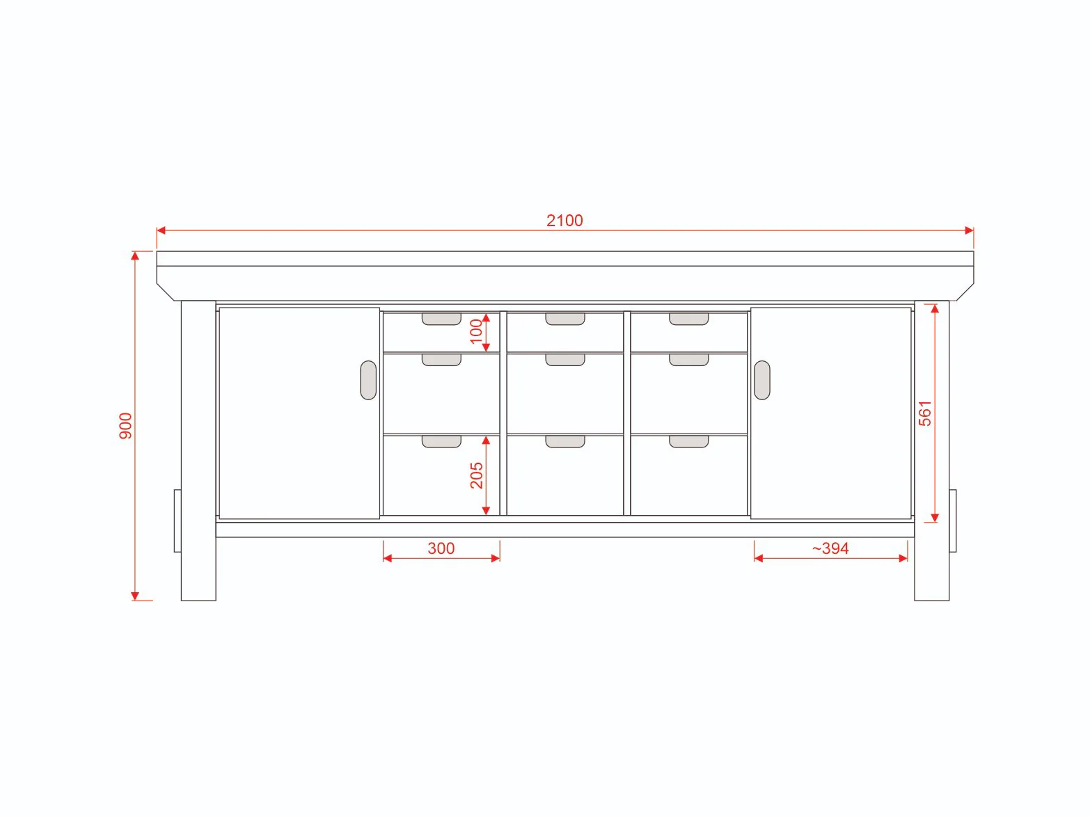 Acorn Heavy-duty Cupboard Workbench (V.5) - Image 7