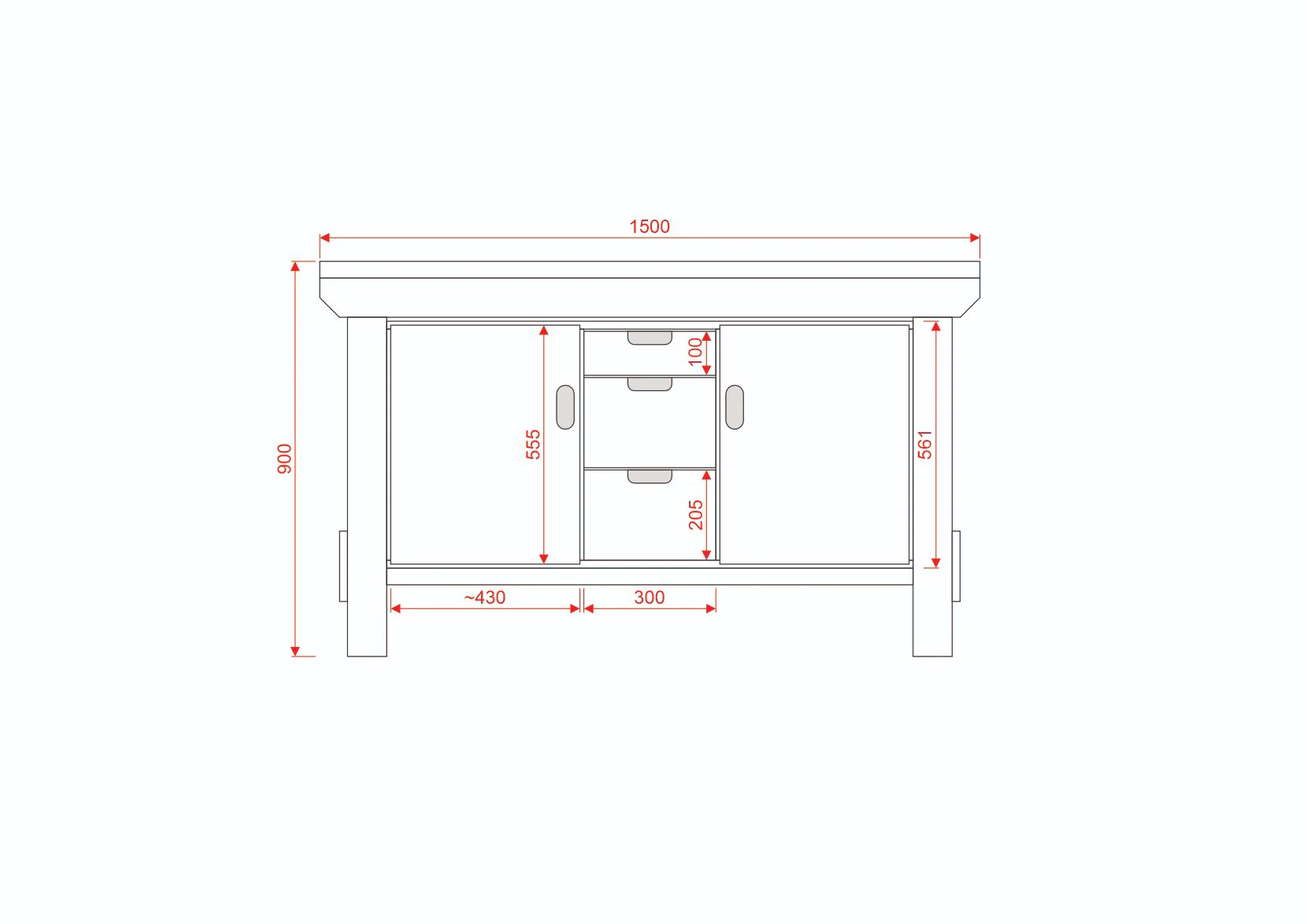 Acorn Heavy-duty Cupboard Workbench (V.5) - Image 9