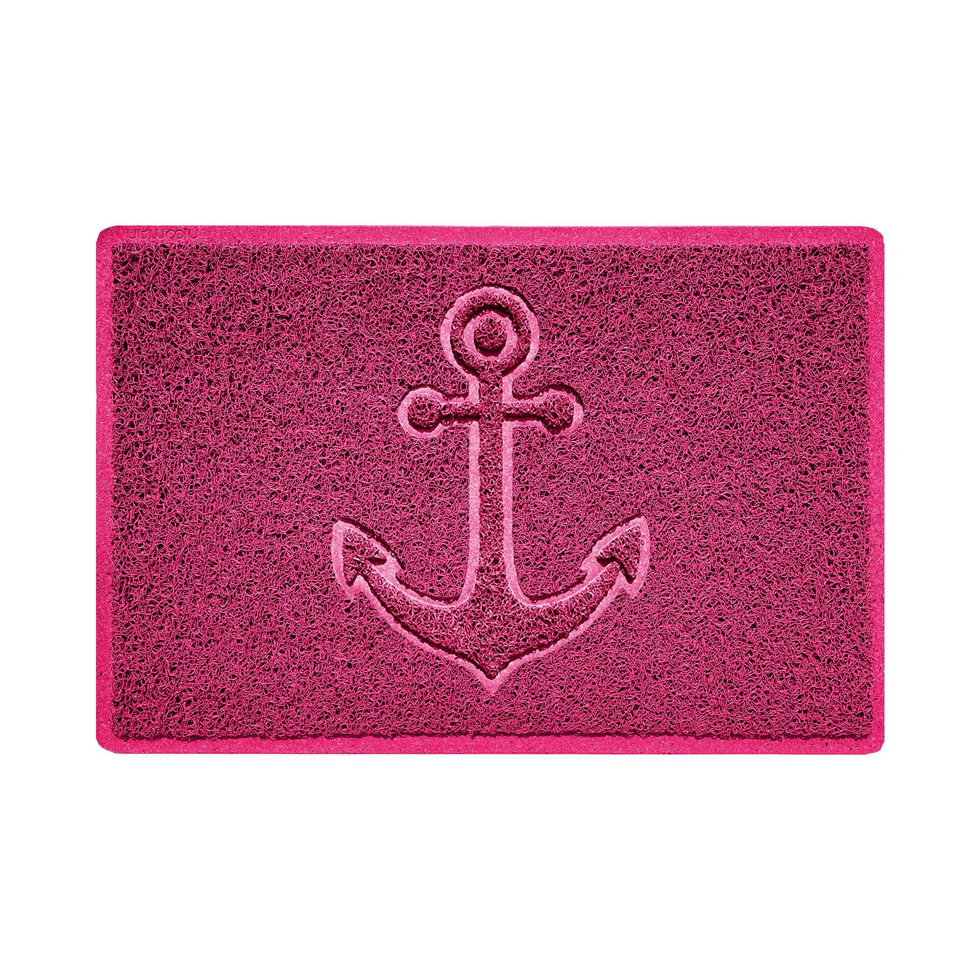 "Anchors Away" Grey Spaghetti Door Mat - Image 14