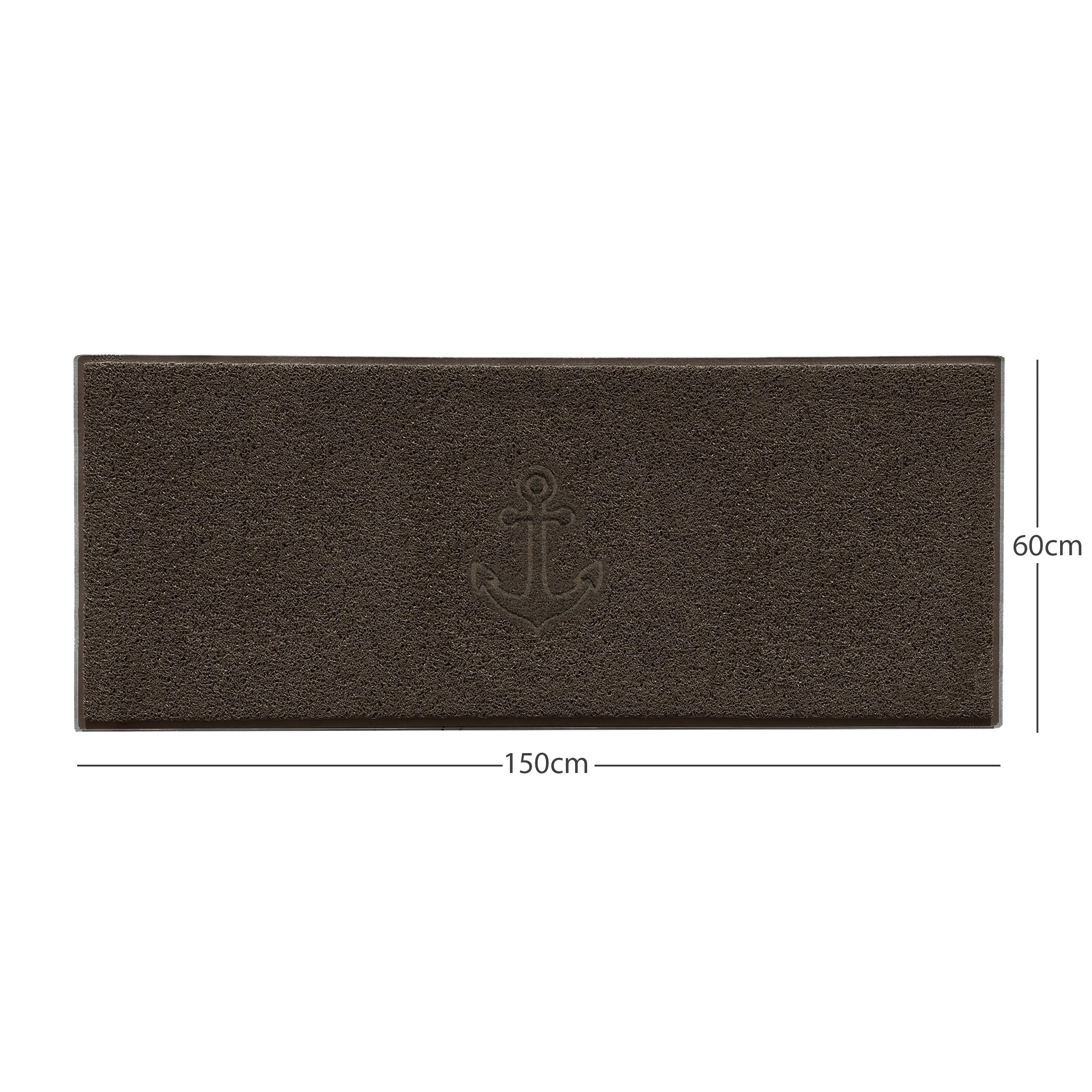 "Anchors Away" Grey Spaghetti Door Mat - Image 29