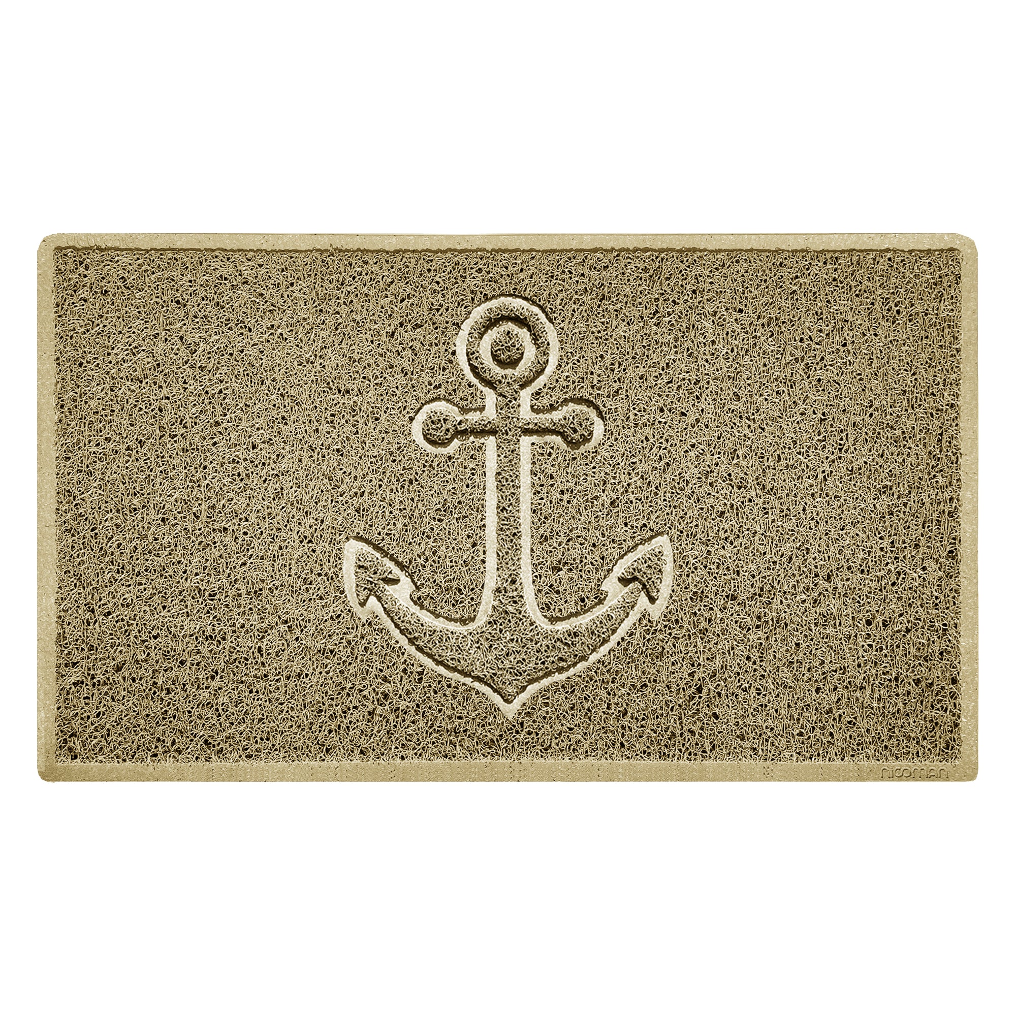 "Anchors Away" Grey Spaghetti Door Mat - Image 31