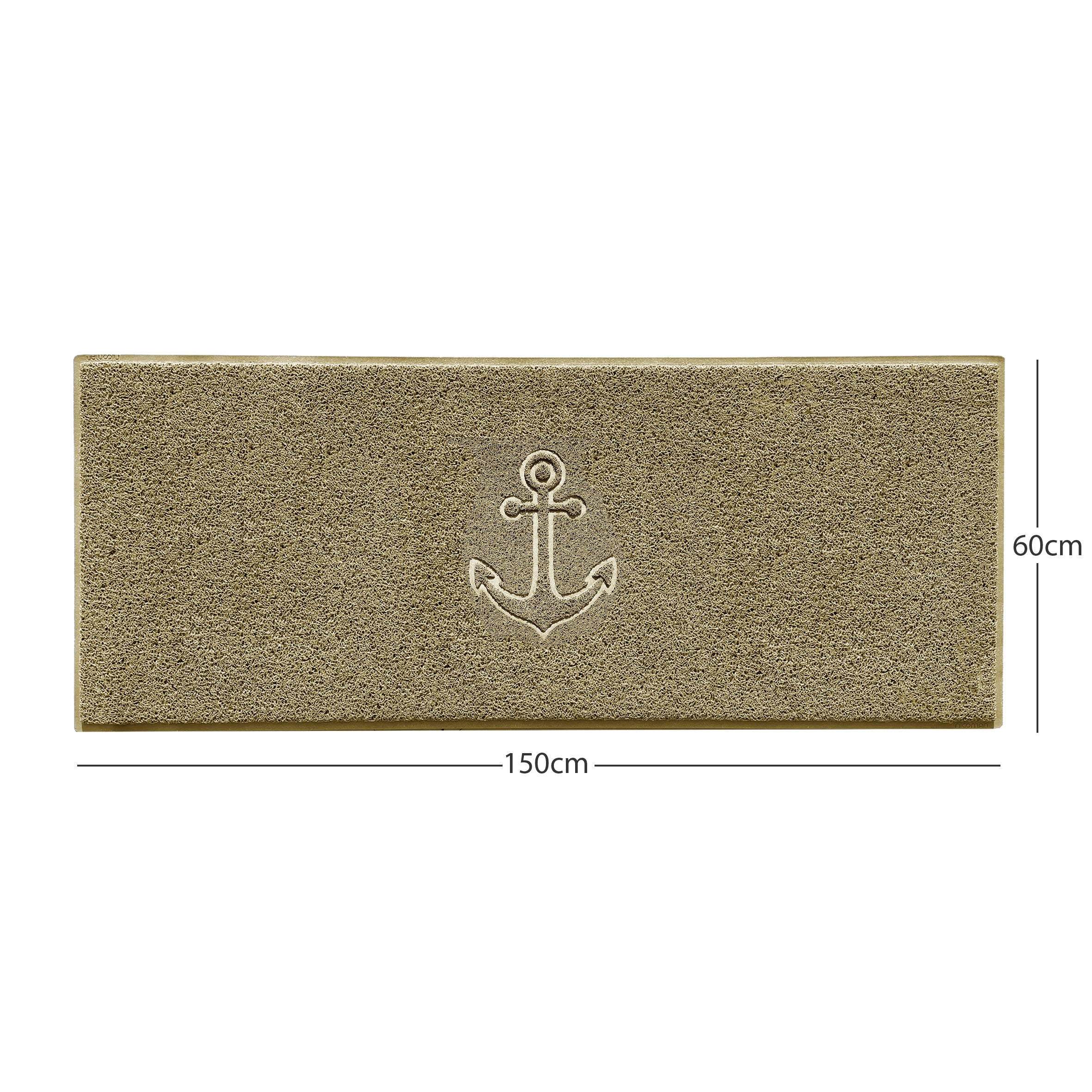"Anchors Away" Grey Spaghetti Door Mat - Image 33