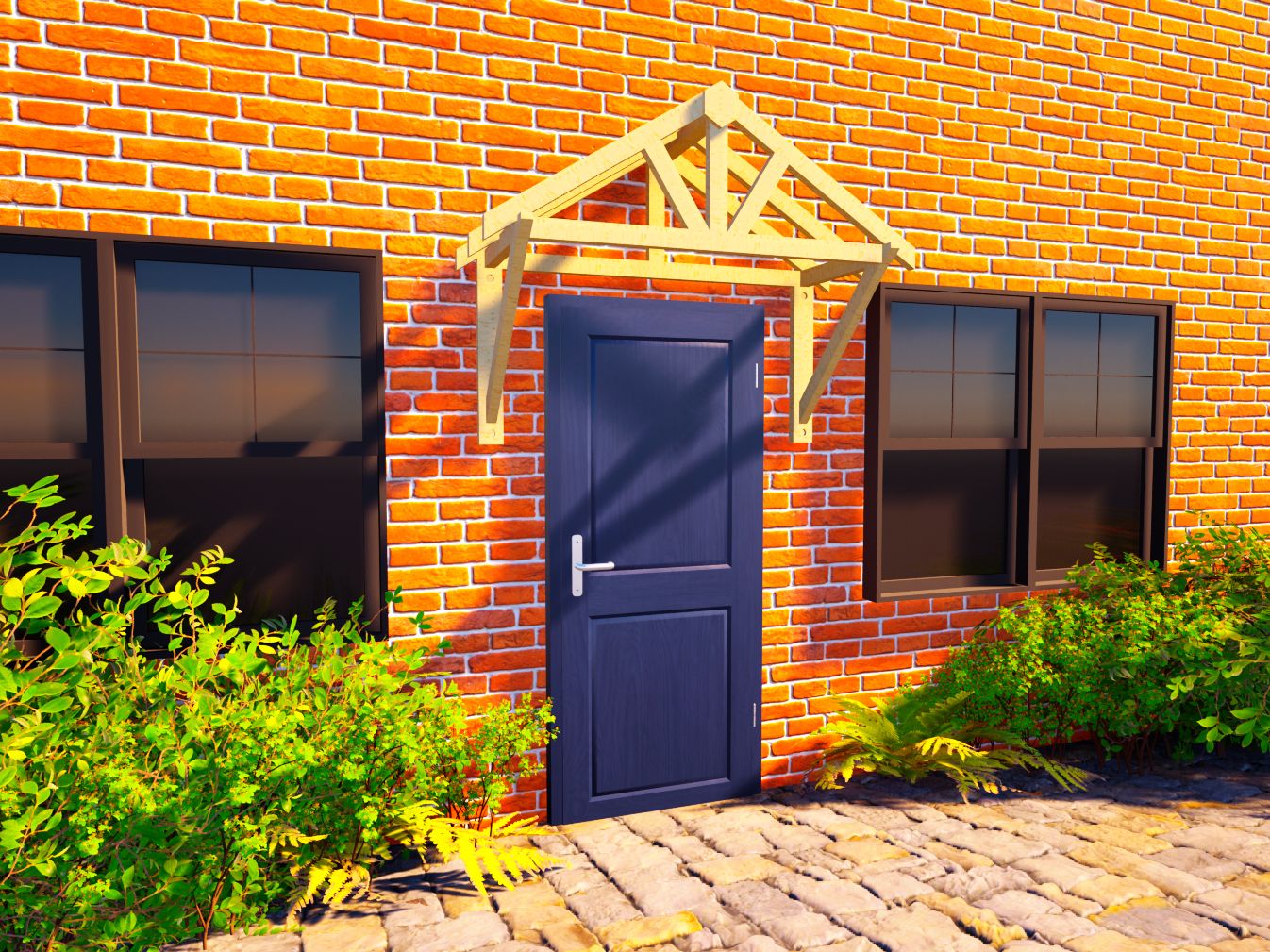 Apex Roof Porch Canopy - Image 3