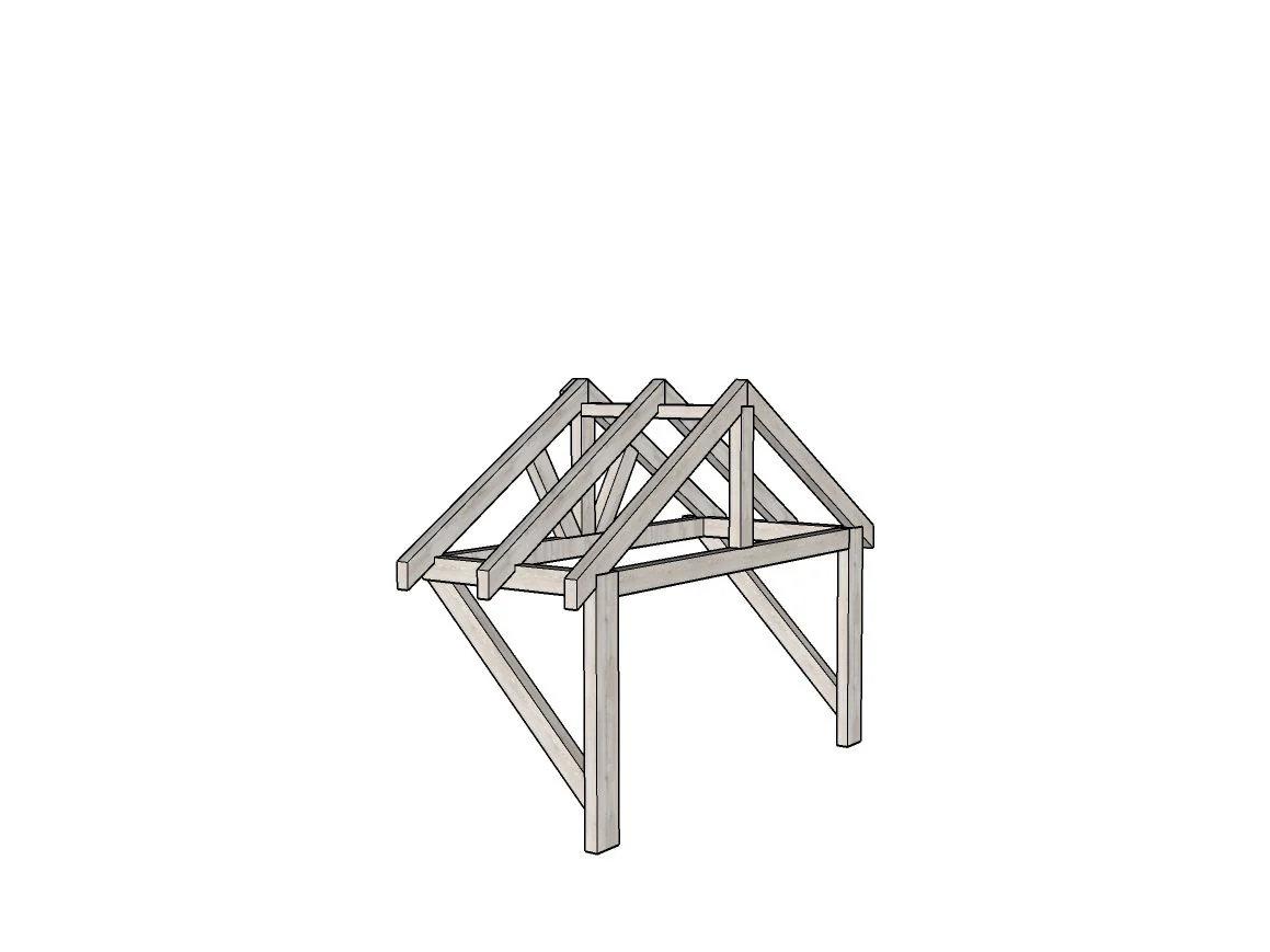 Apex Roof Porch Canopy - Image 4