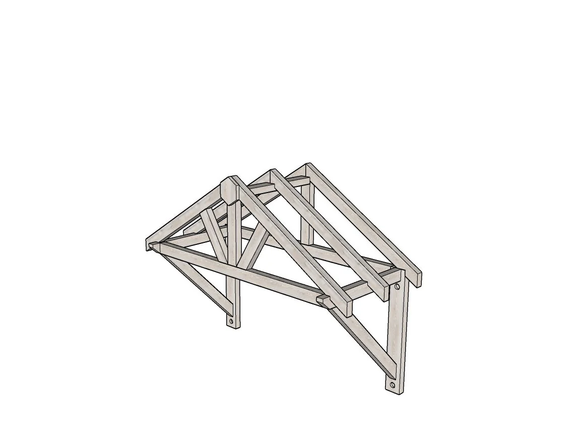 Apex Roof Porch Canopy - Image 5