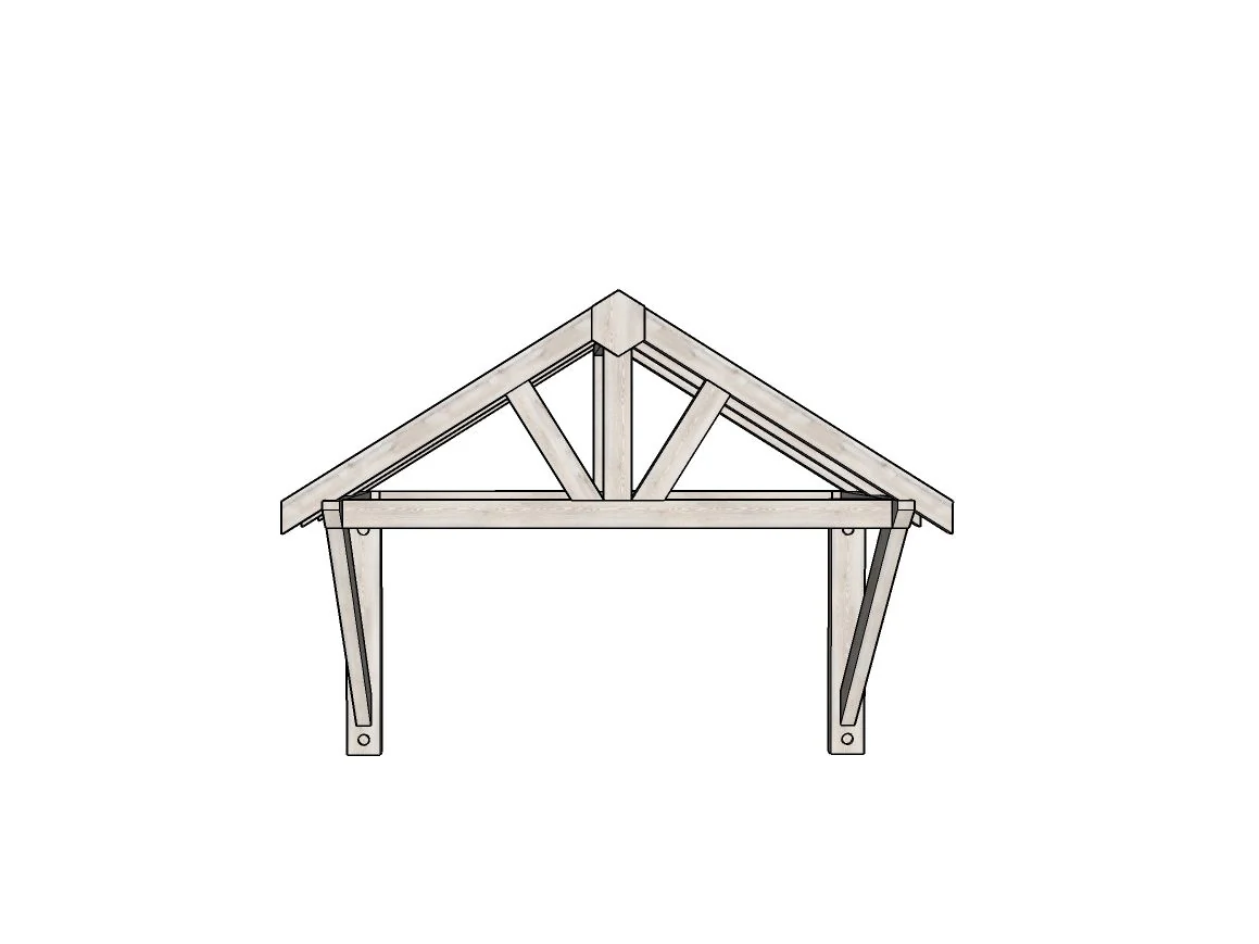 Apex Roof Porch Canopy - Image 7