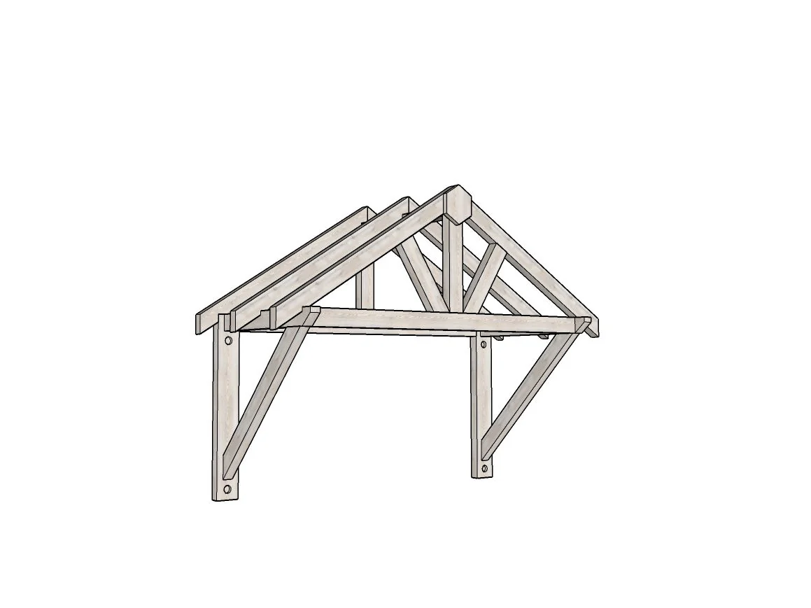 Apex Roof Porch Canopy - Image 8