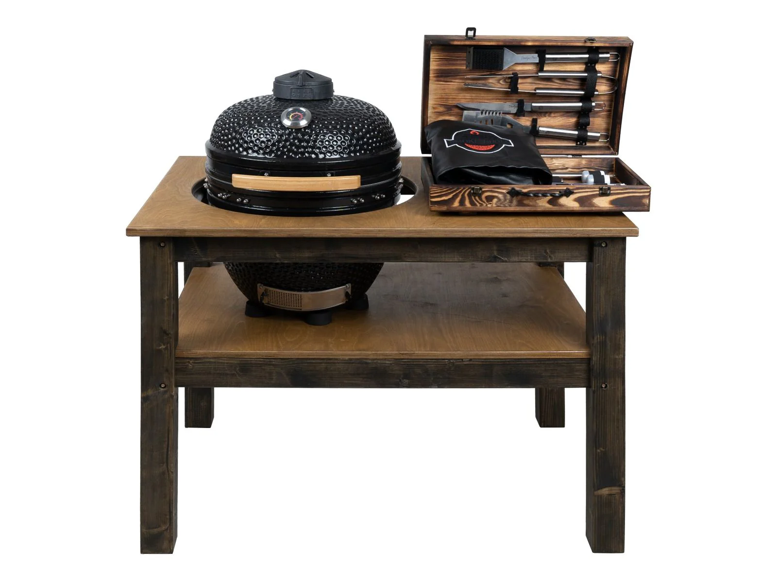 BBQ Space Outdoor Kitchen Islands, for Kamado Egg (XLarge) Ceramic smoker (1.2m Length)
