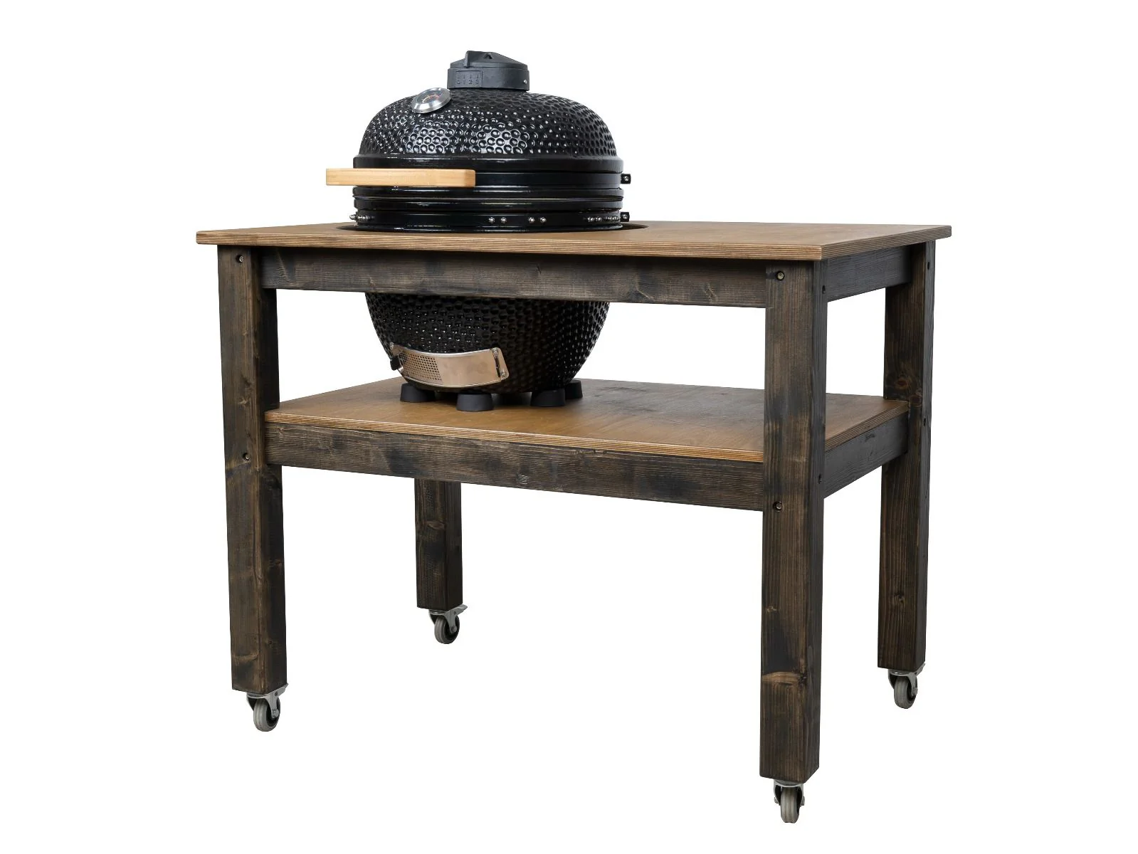 BBQ Space Outdoor Kitchen Islands, for Kamado Egg (XLarge) Ceramic smoker (1.2m Length, with wheels) - Image 6