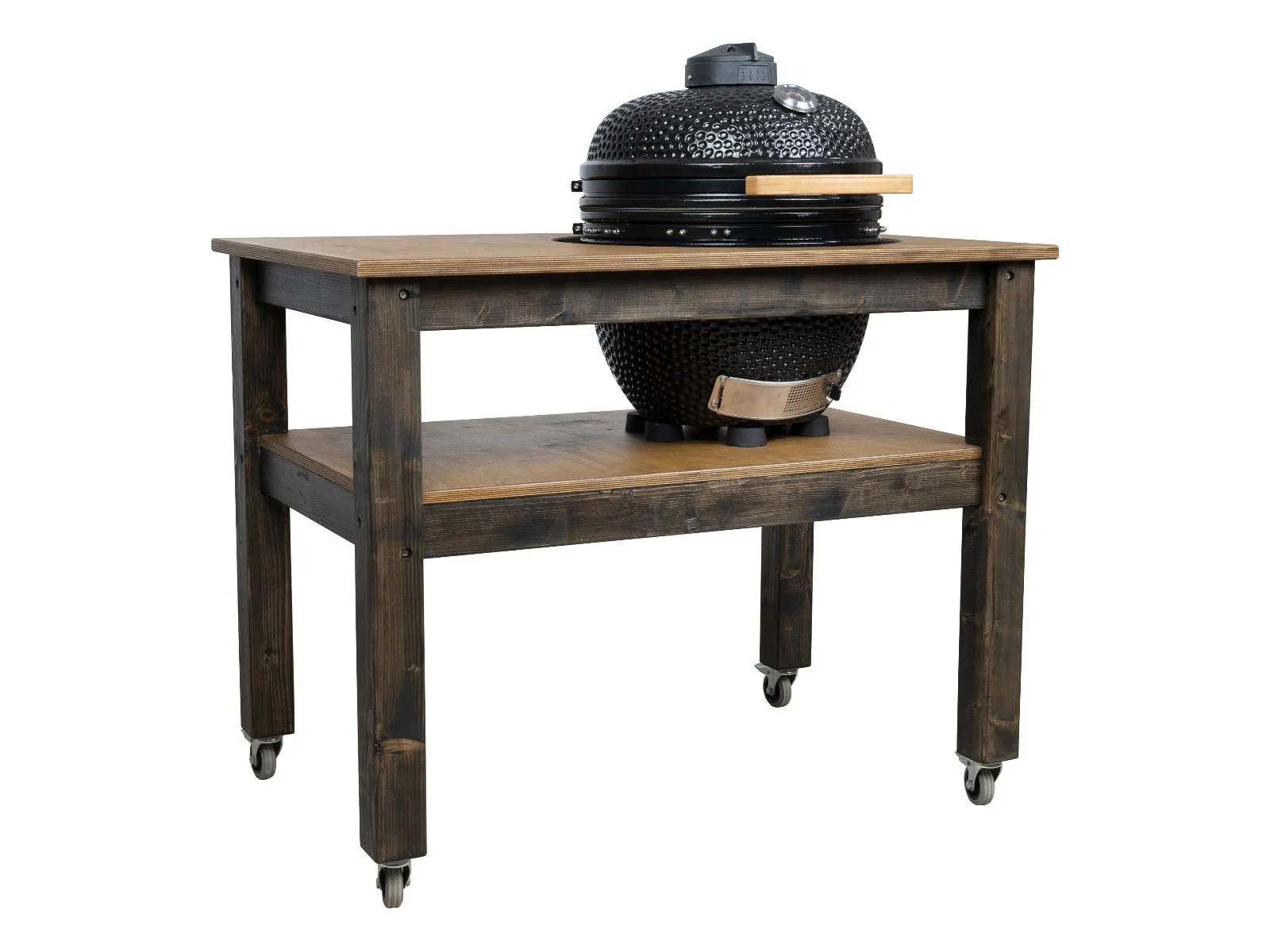 BBQ Space Outdoor Kitchen Islands, for Kamado Joe (Big Joe 2) Ceramic smoker (1.2m Length, with wheels) - Image 2