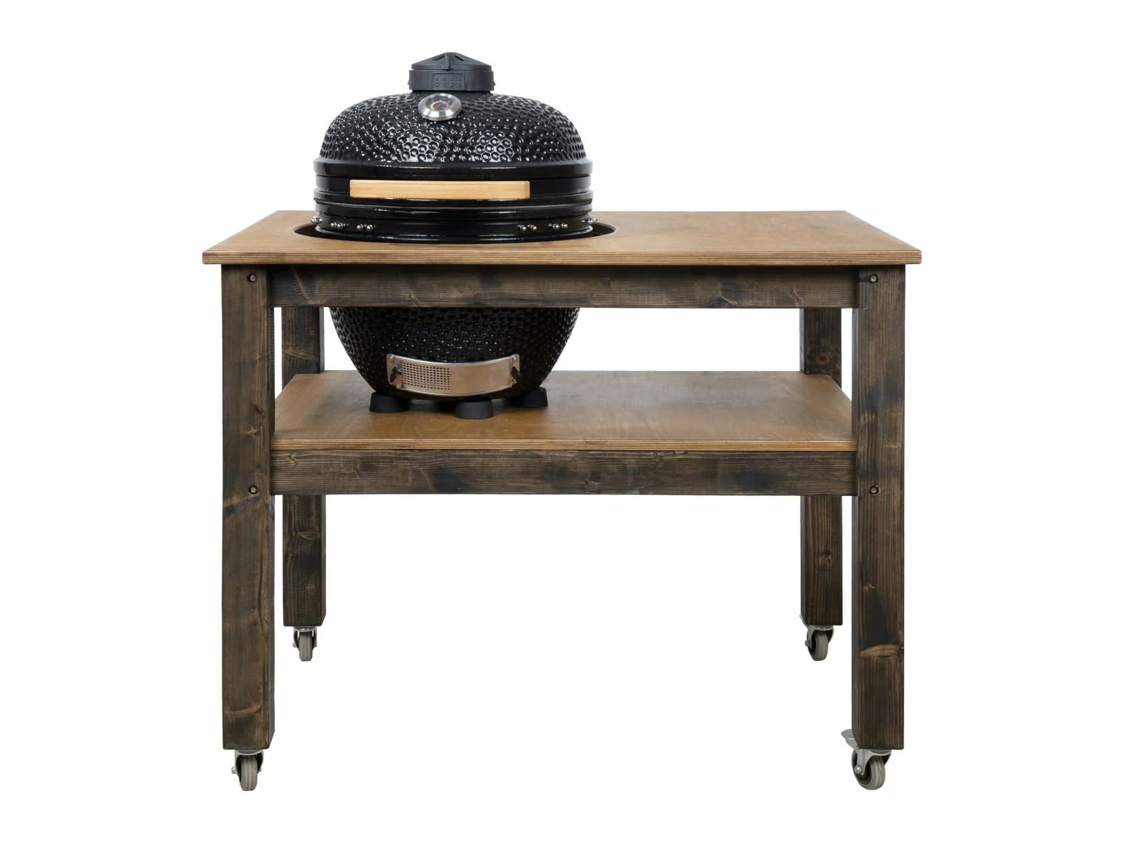 BBQ Space Outdoor Kitchen Islands, for Kamado Joe (Big Joe 2) Ceramic smoker (1.2m Length, with wheels) - Image 3