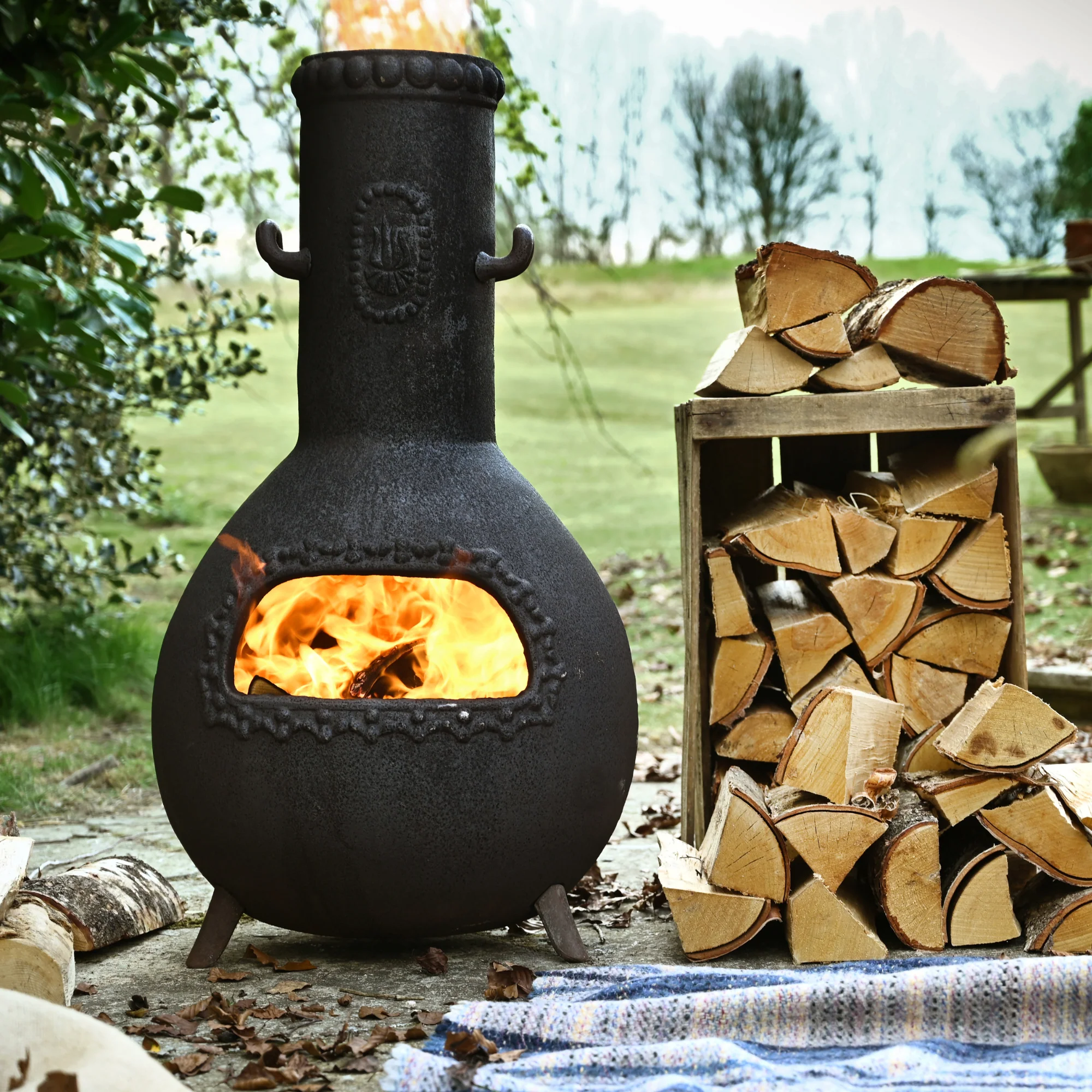 Birch Starter Kit. Kiln Dried Birch Logs, Kindling, Natural Firelighters and Matches - Image 5