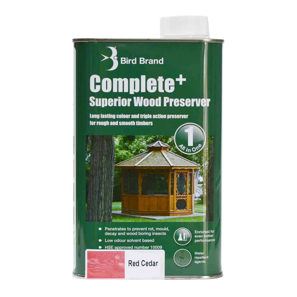 Bird Brand Complete+ Superior Wood Preserver, RED CEDAR