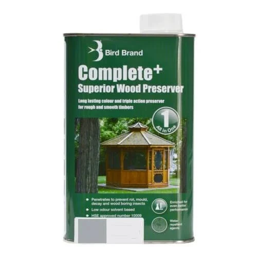 Bird Brand Complete+ Superior Wood Preserver, SLATE GREY