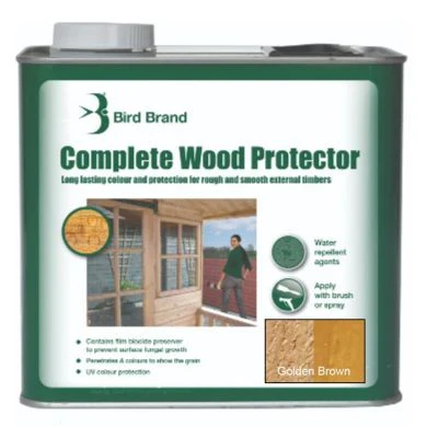 Bird Brand Complete Wood Protector, Golden Brown - Image 3
