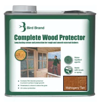 Bird Brand Complete Wood Protector, Mahogany Tan - Image 3