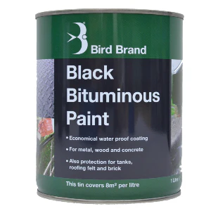 Black Bituminous Paint, 1 Litre