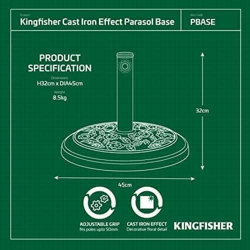 Cast Iron Effect Garden Parasol Umbrella Base - Image 4