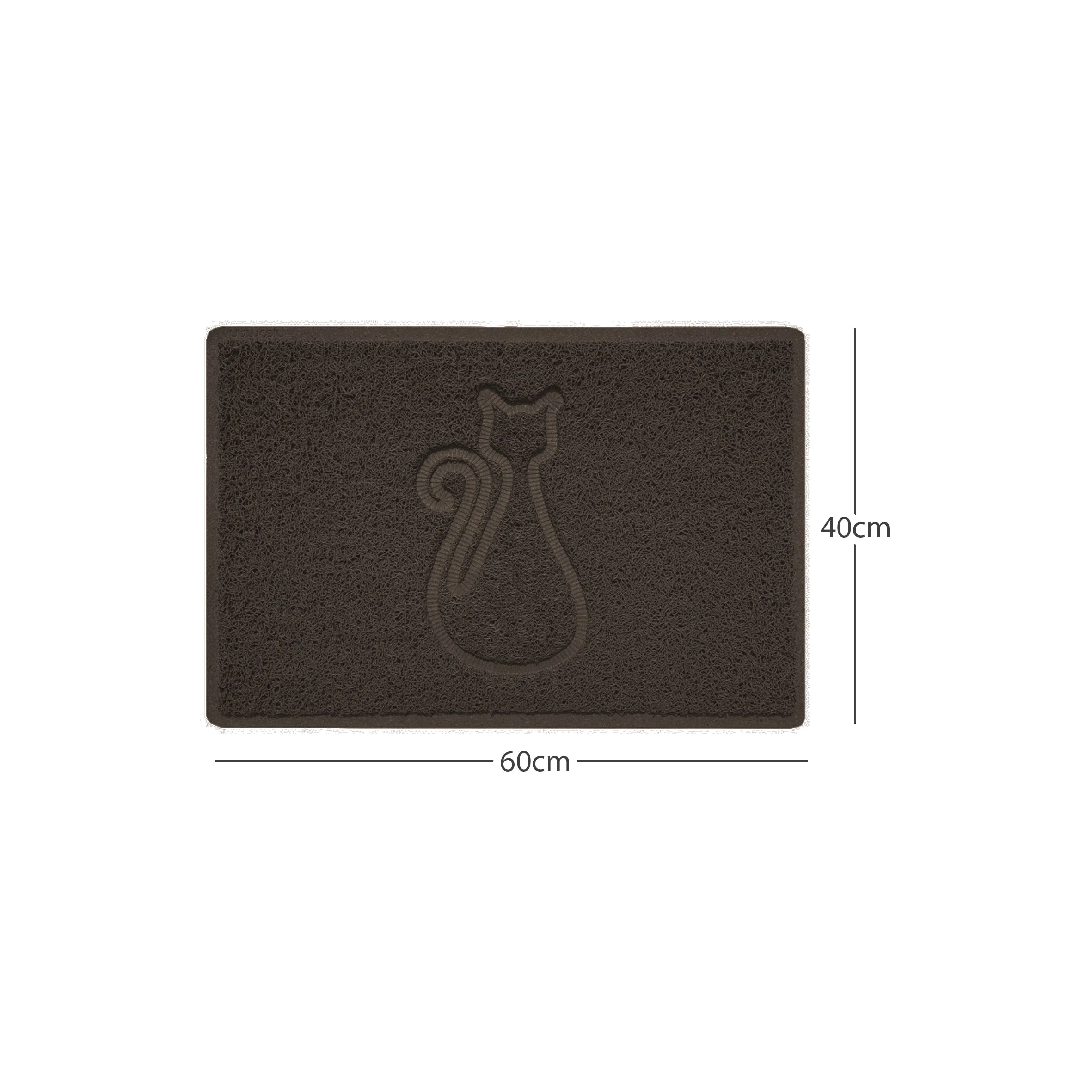 "Cat" Embossed Loofah Textured Spaghetti Door Mat - Image 25
