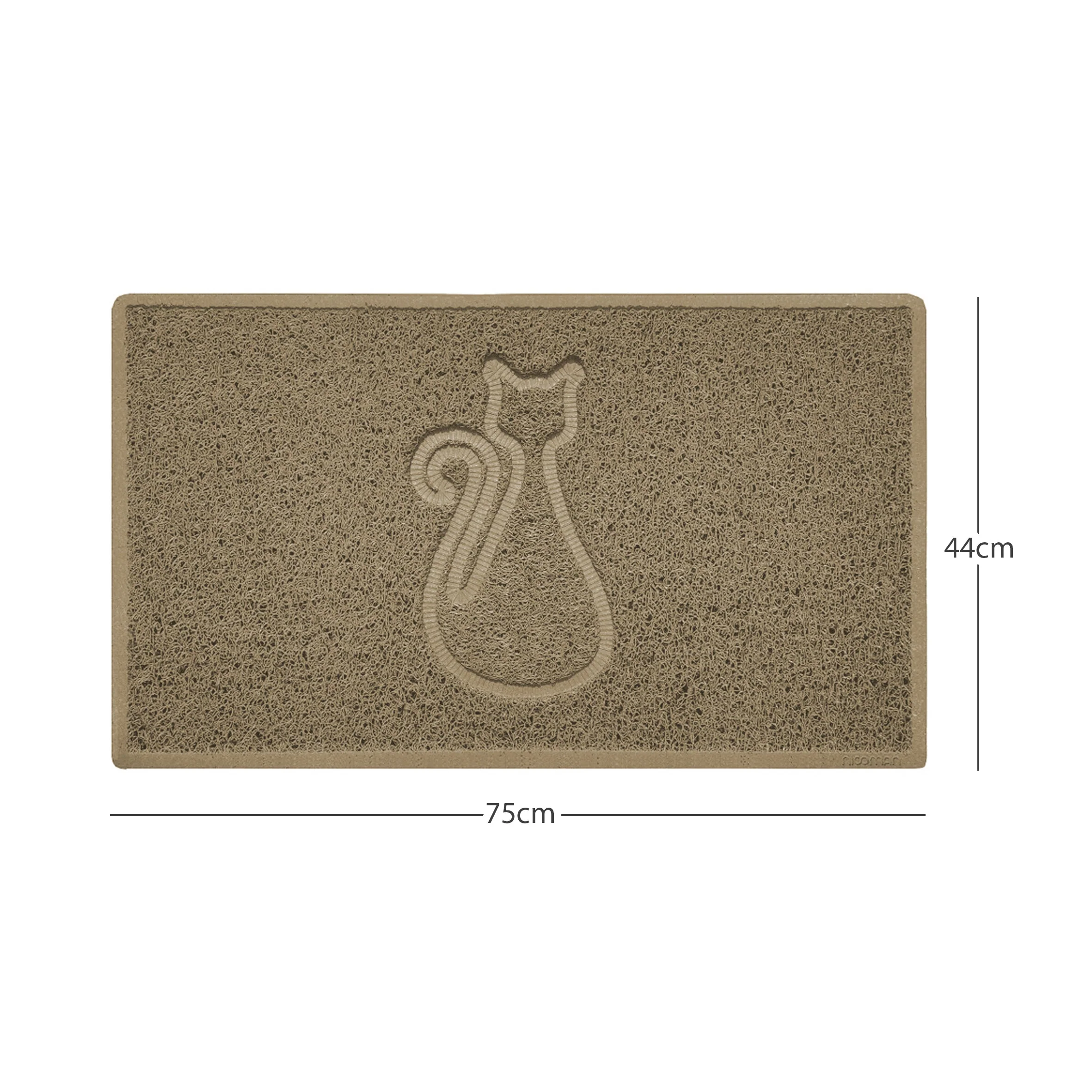 "Cat" Embossed Loofah Textured Spaghetti Door Mat - Image 29
