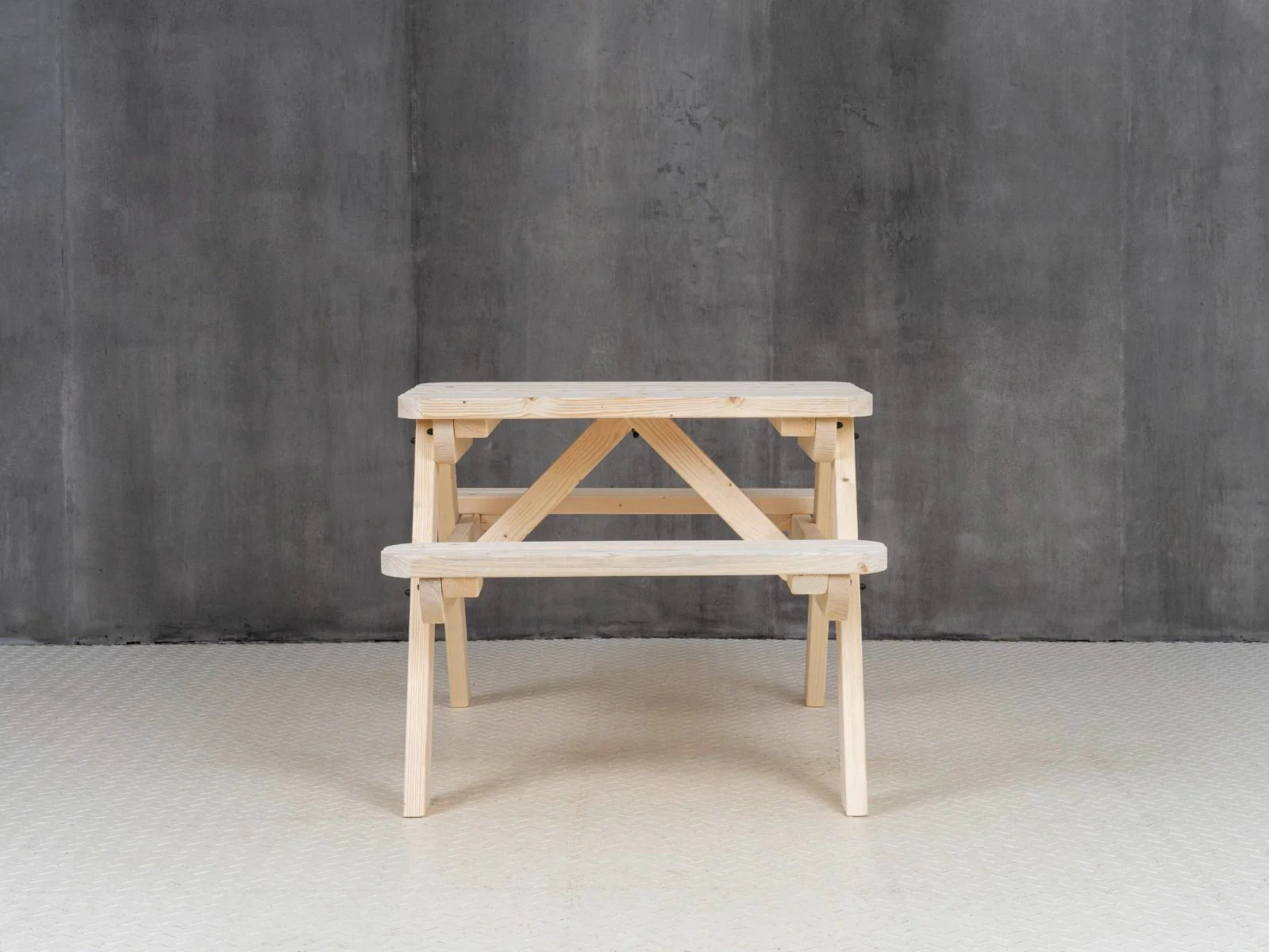 Classic Rounded Pub Style Picnic Bench and Table - Image 7