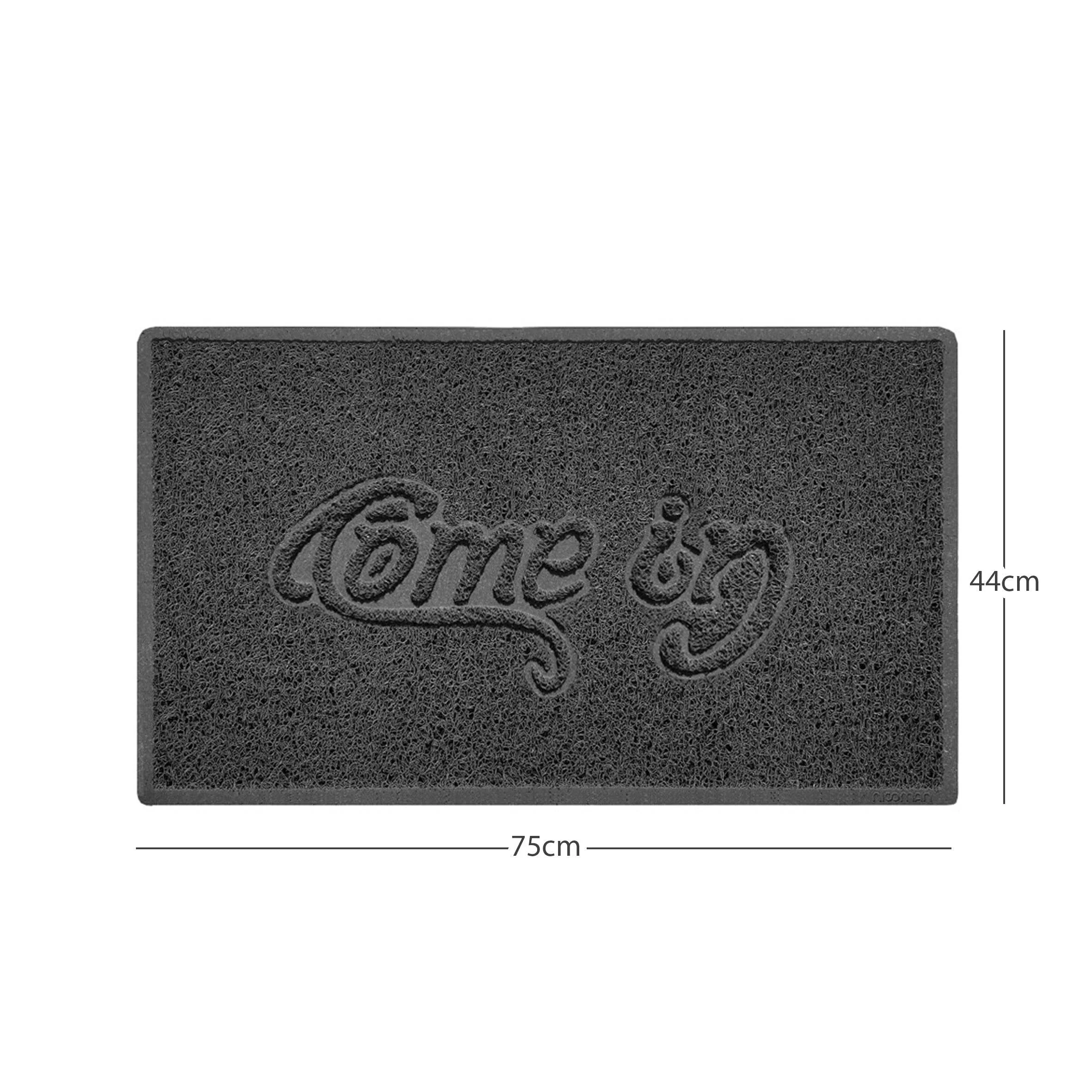 "Come In" Grey Spaghetti Door Mat - Image 7