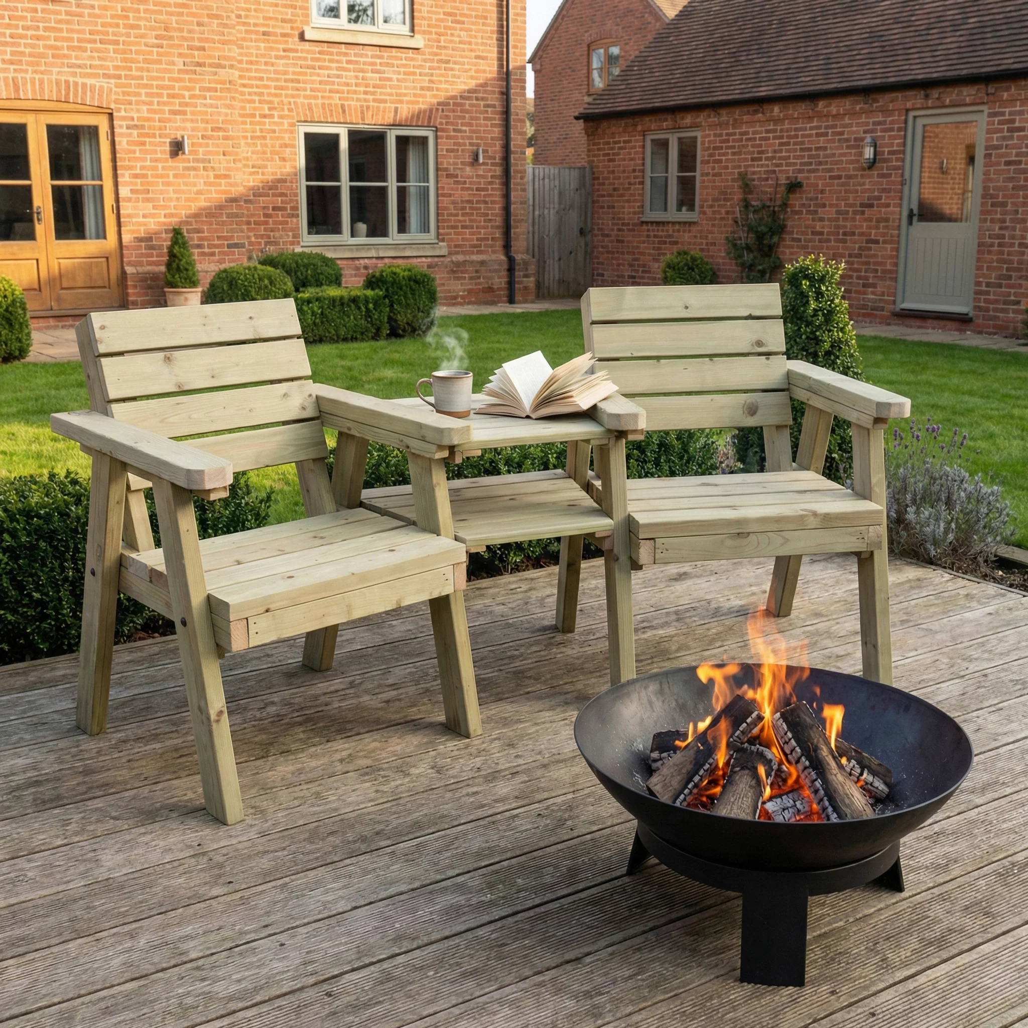 Consilium Heavy-Duty Twin Companion Garden Seat - Image 4
