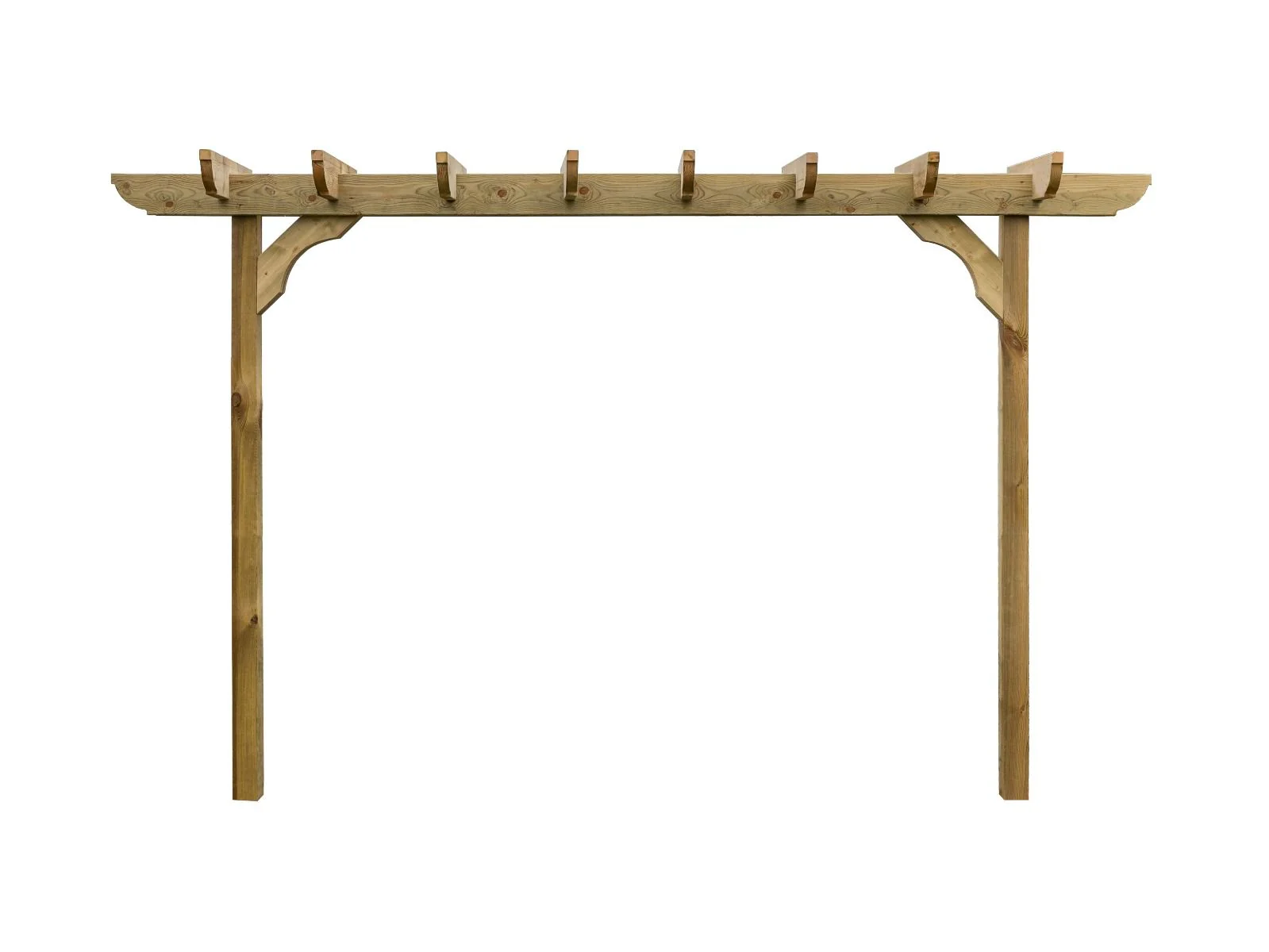 Corbel Double Beam Pergola, Plant Climbing Arbour - Sculpted brace - Image 8