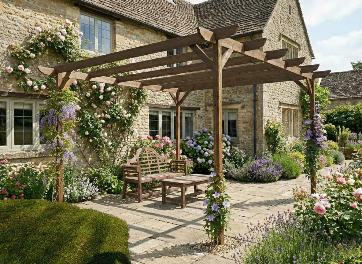 Corbel Wooden Garden Pergola Kit - Image 8