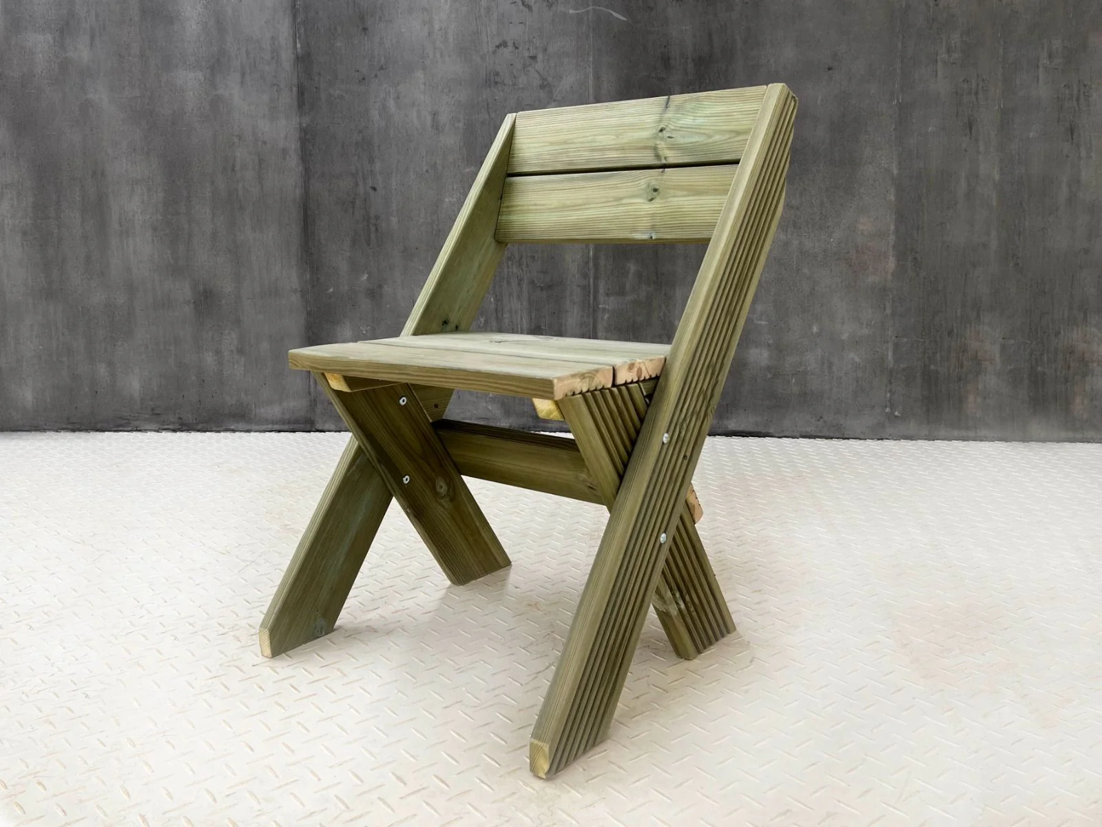 DeckFusion Wooden Garden Chair - Image 8
